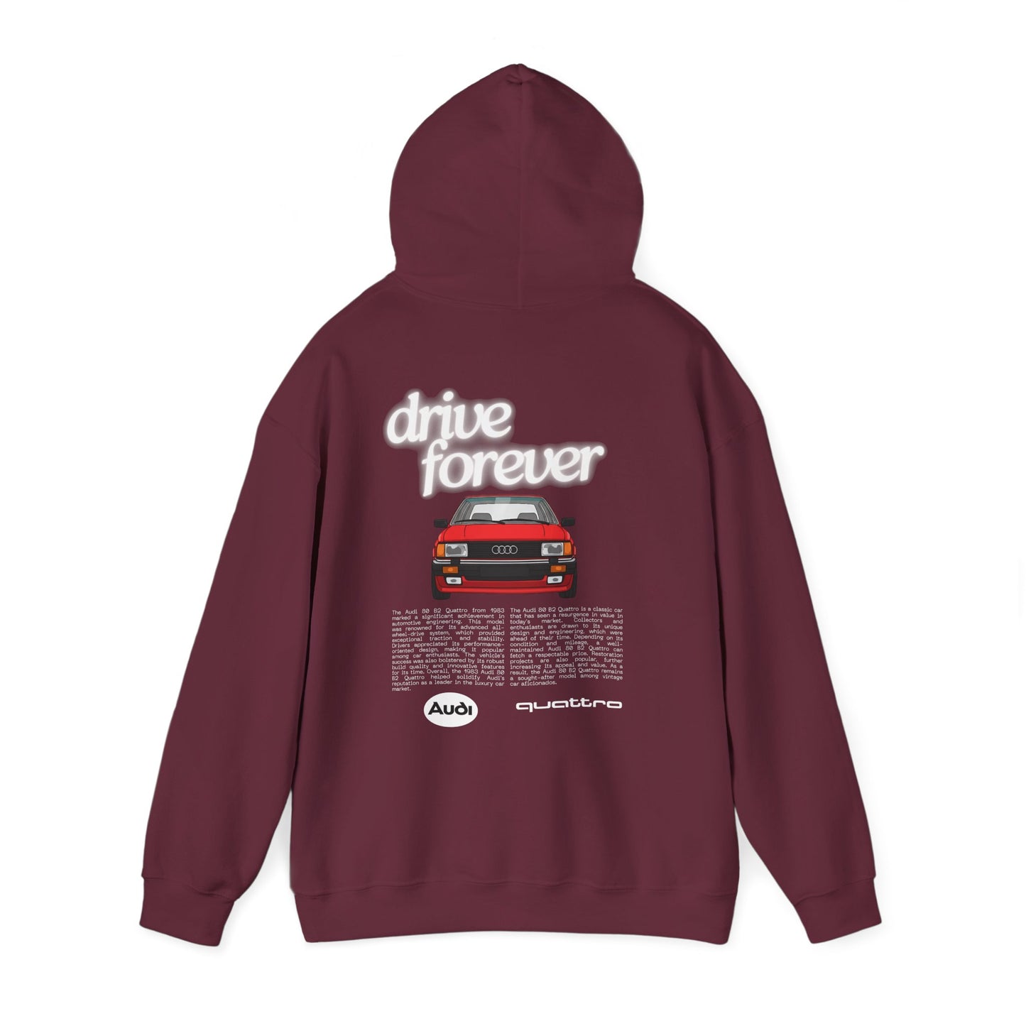 Audi 80 B2 Quattro Hoodie - Unisex Sweatshirt