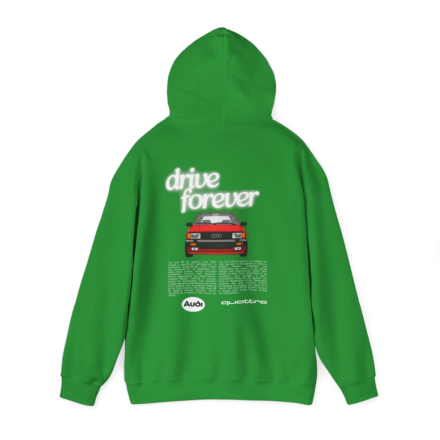 Audi 80 B2 Quattro Hoodie - Unisex Sweatshirt