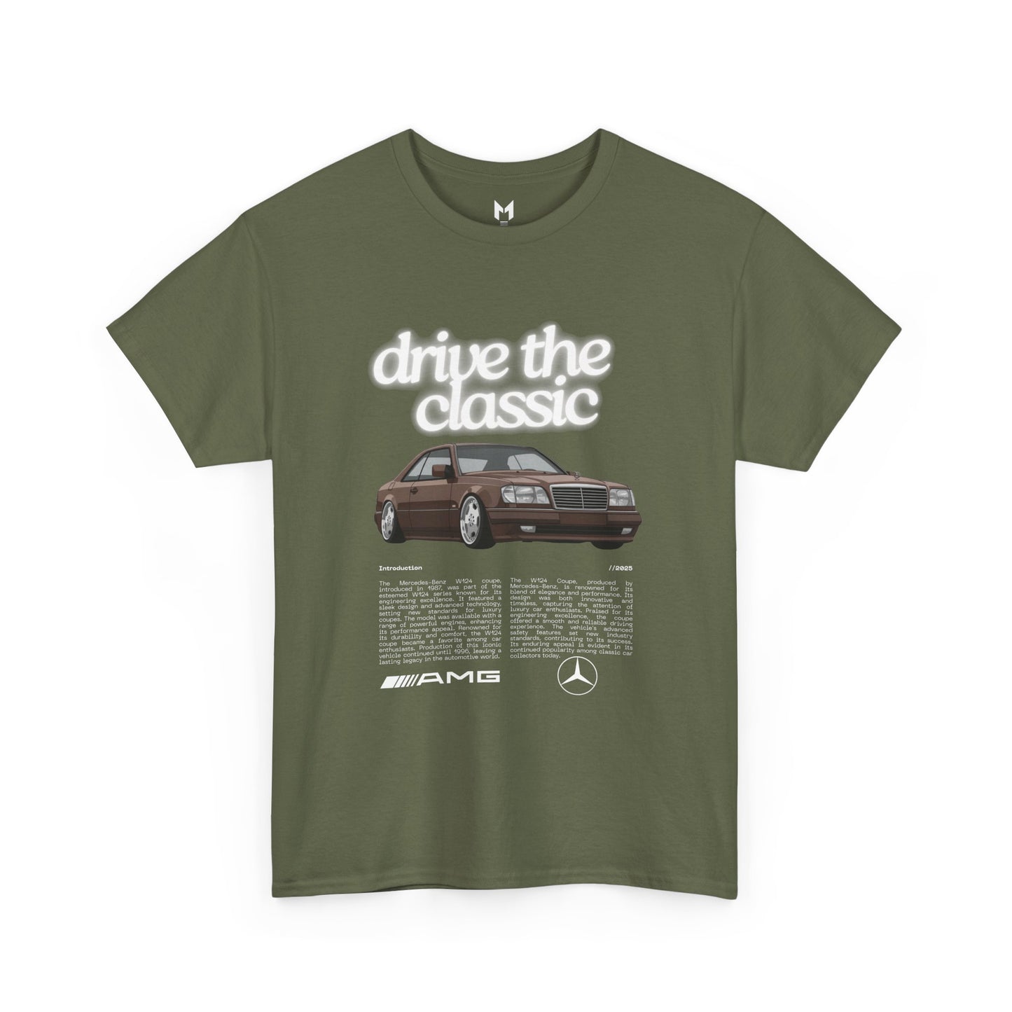 Vintage Retro Unisex Tee - MB W124 Classic