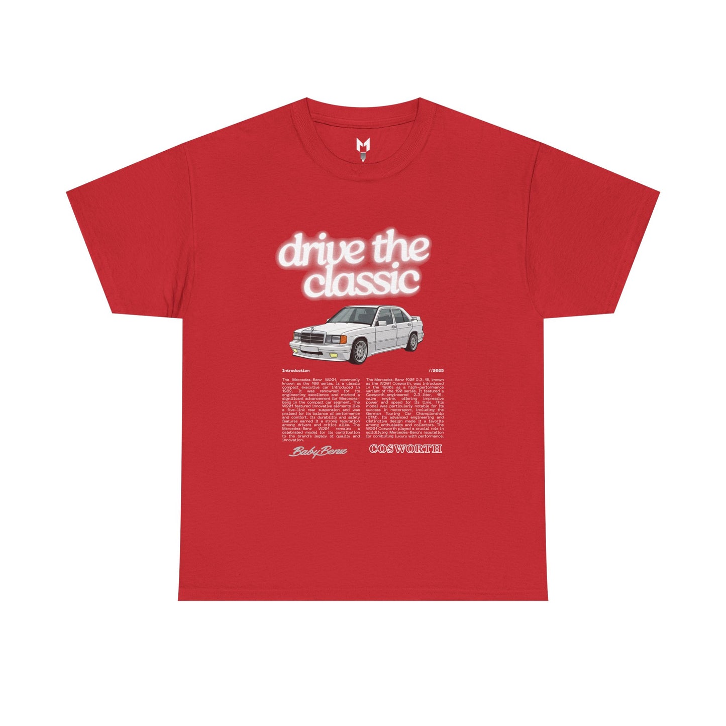 Vintage Retro Unisex Tee - Classic w201 Design