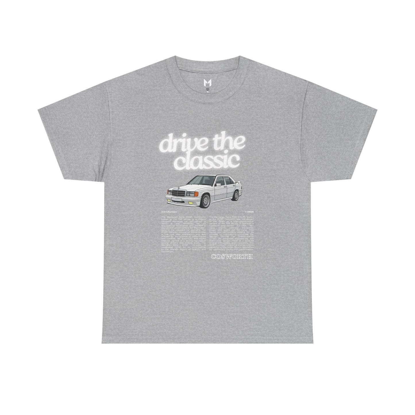 Vintage Retro Unisex Tee - Classic w201 Design