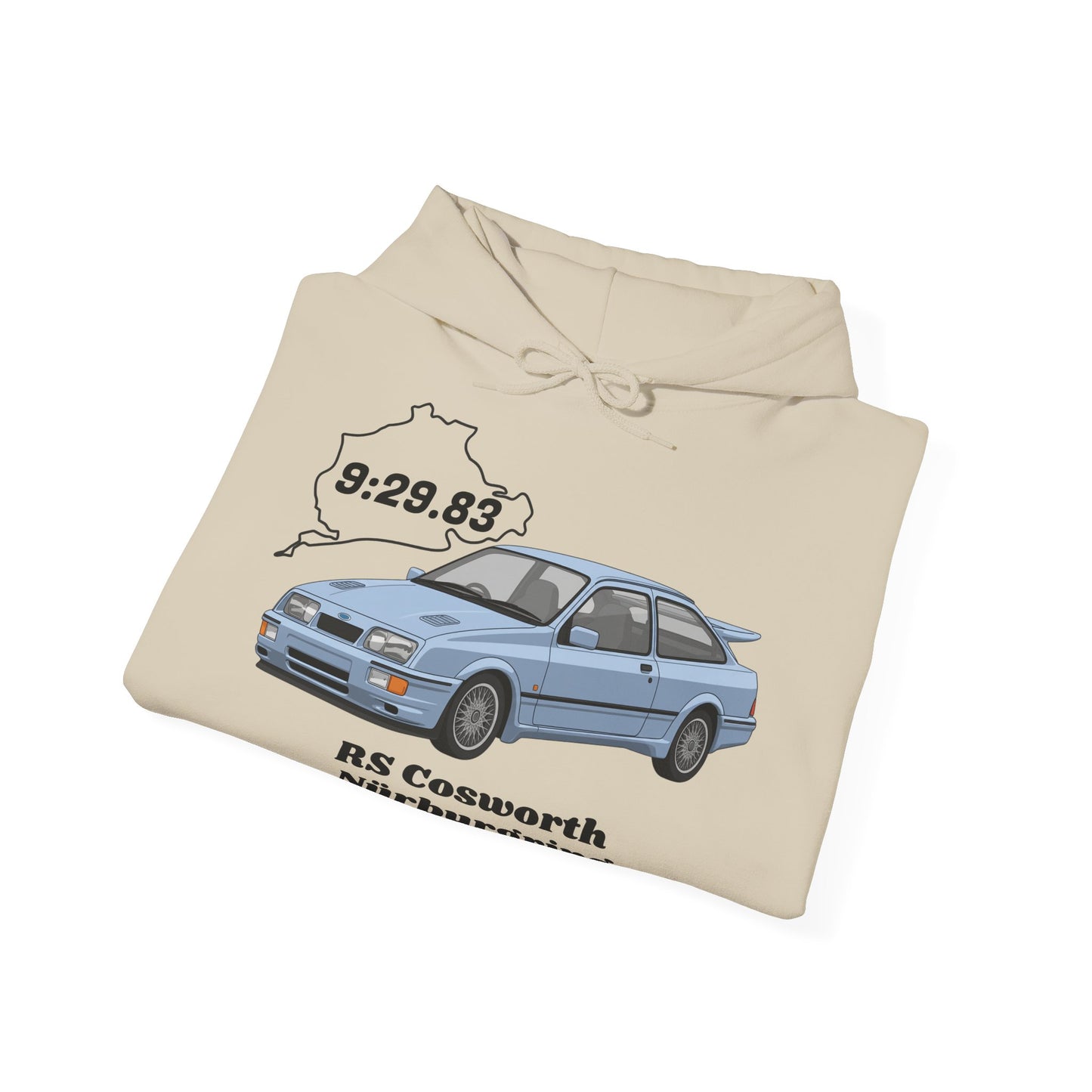 Hooded Sweatshirt - RS Cosworth Track Nurburgring Race