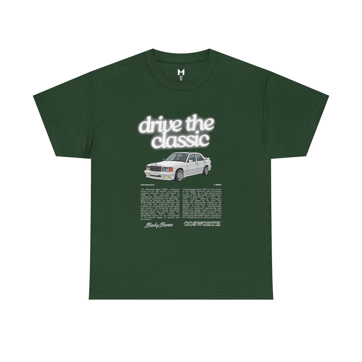 Vintage Retro Unisex Tee - Classic w201 Design