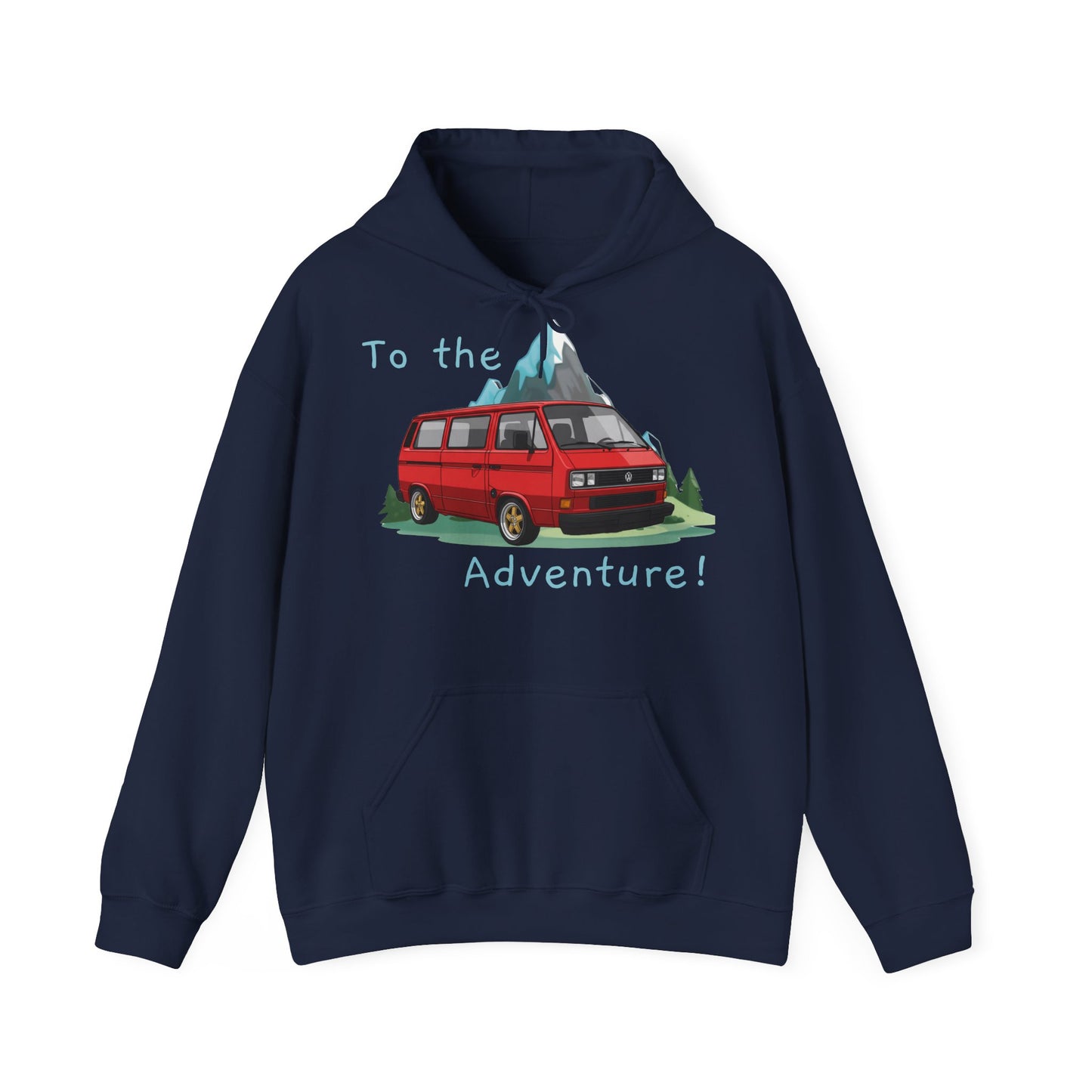 Van Trip Retro Mountain Hooded Sweatshirt