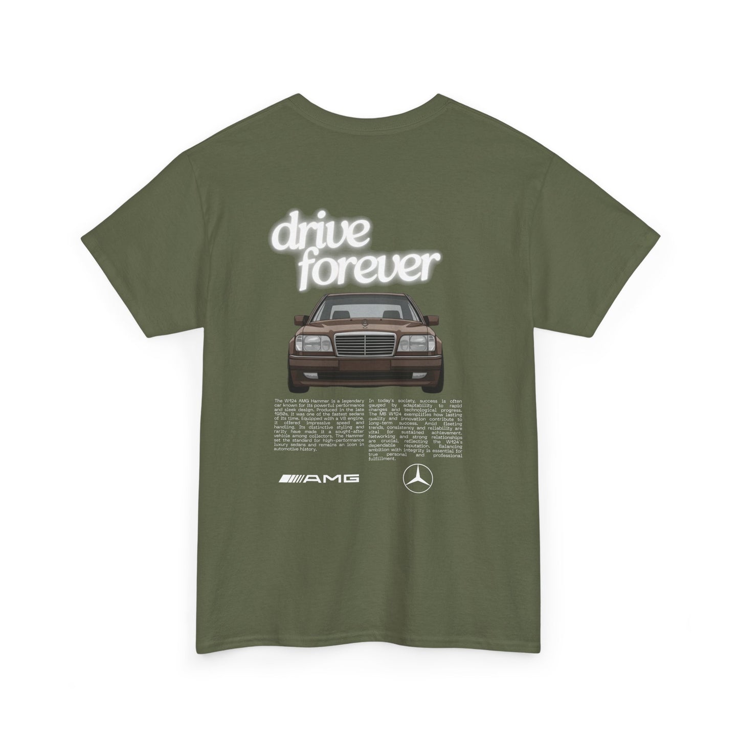 Vintage Retro Unisex Tee - MB W124 Classic
