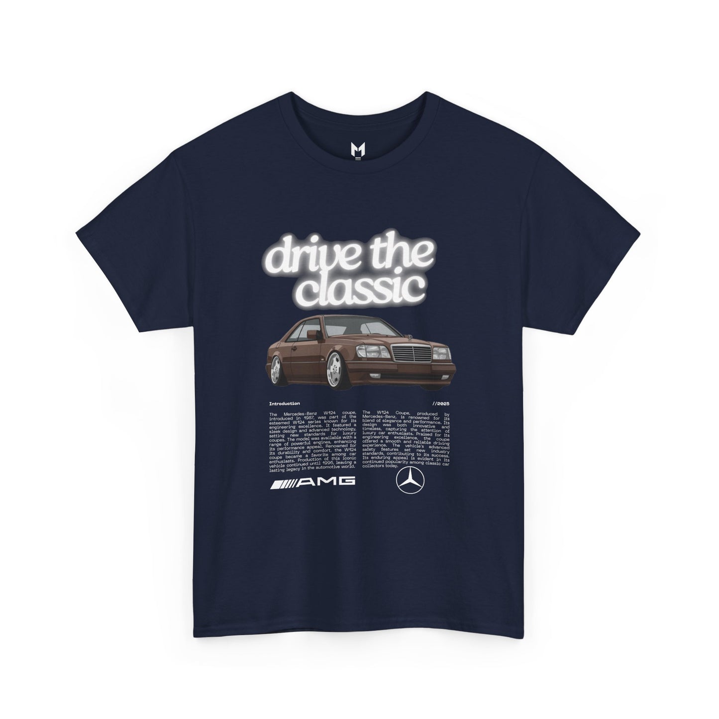 Vintage Retro Unisex Tee - MB W124 Classic