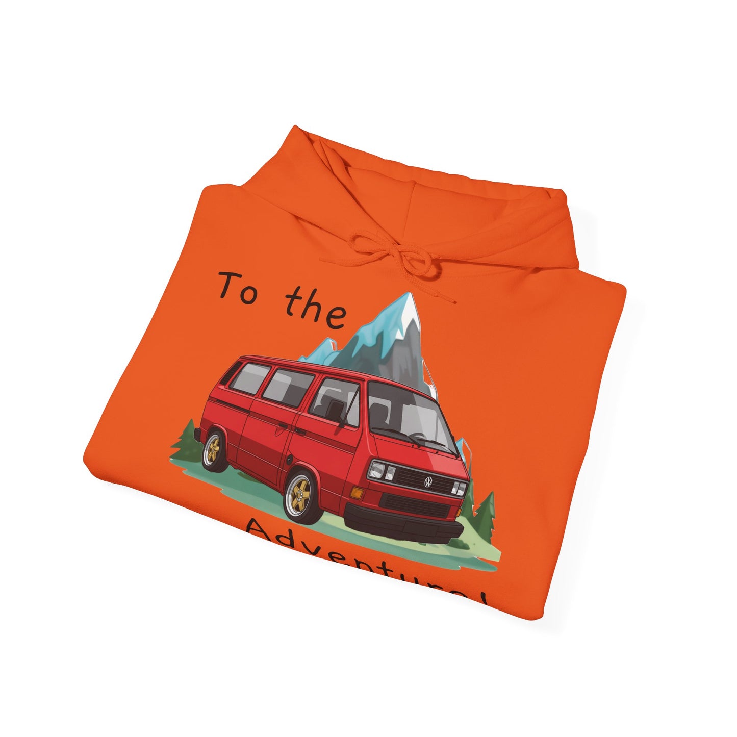 Van Trip Retro Mountain Hooded Sweatshirt