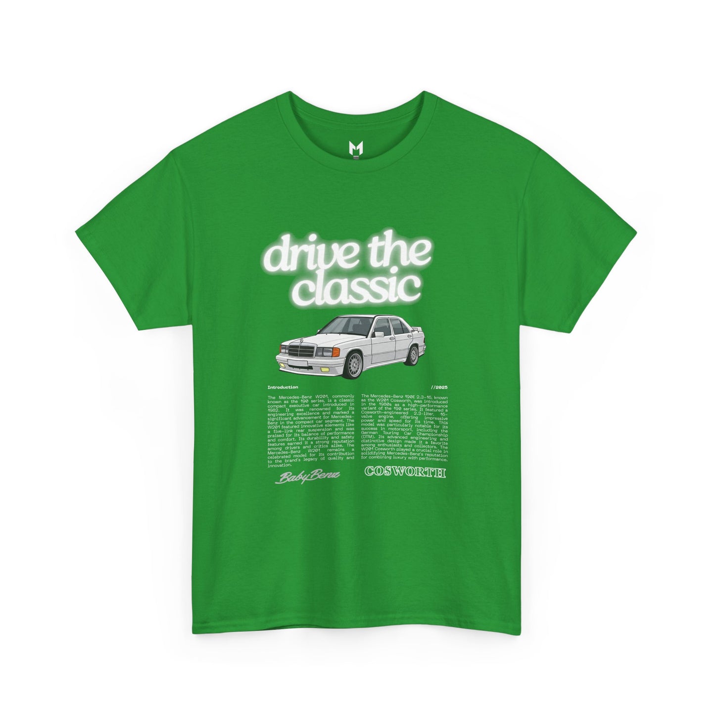 Vintage Retro Unisex Tee - Classic w201 Design