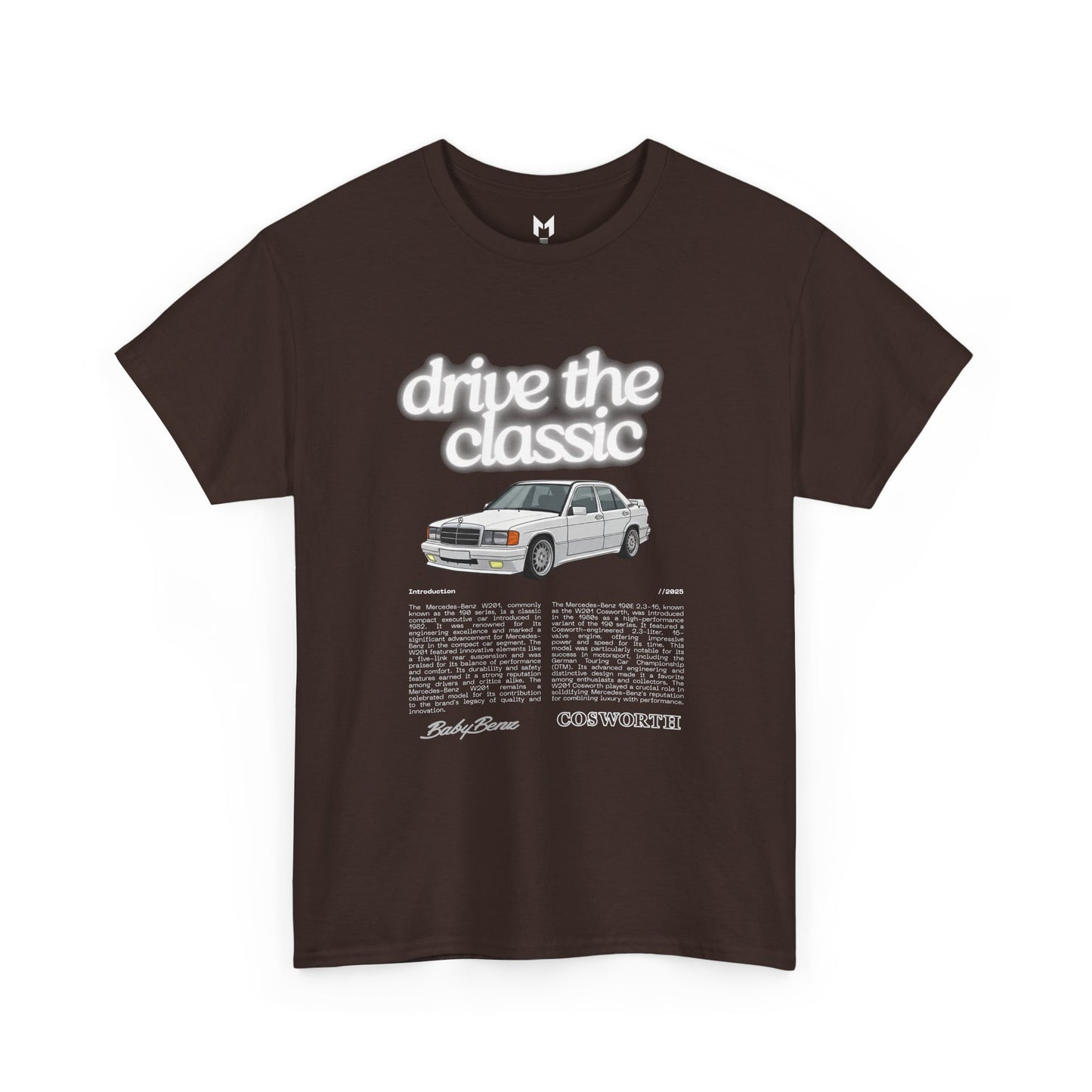 Vintage Retro Unisex Tee - Classic w201 Design
