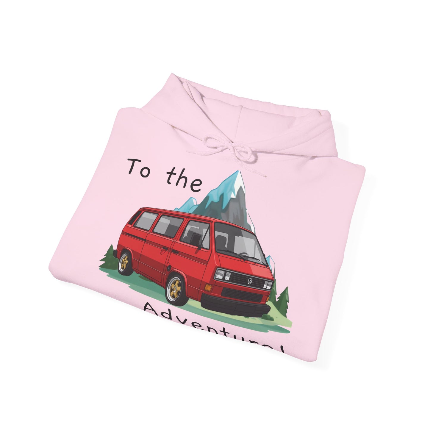 Van Trip Retro Mountain Hooded Sweatshirt