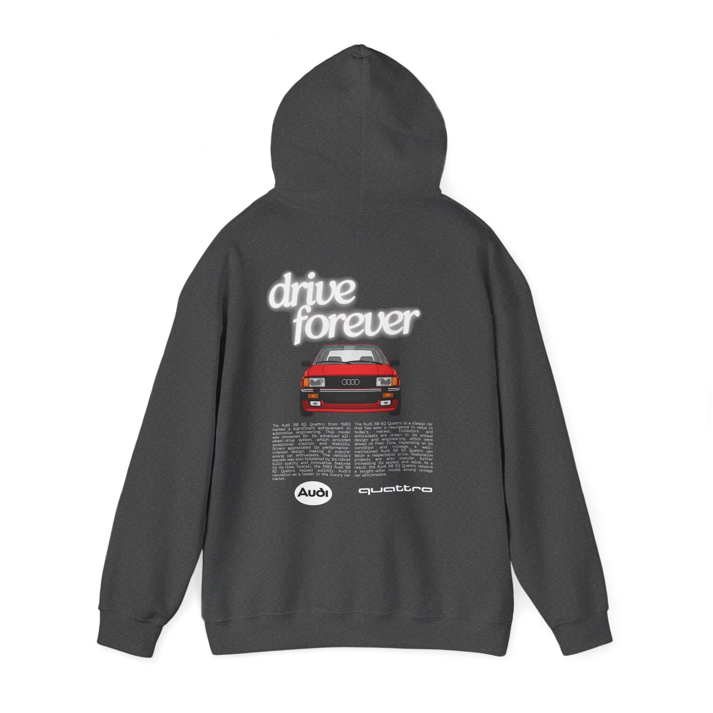 Audi 80 B2 Quattro Hoodie - Unisex Sweatshirt