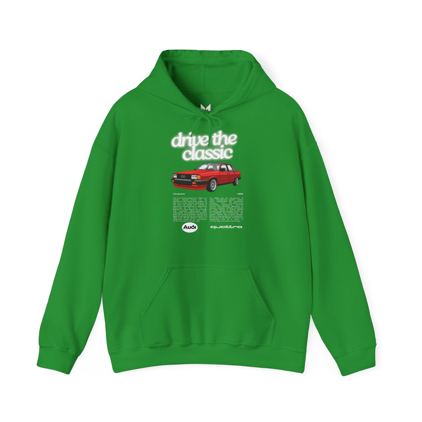 Audi 80 B2 Quattro Hoodie - Unisex Sweatshirt