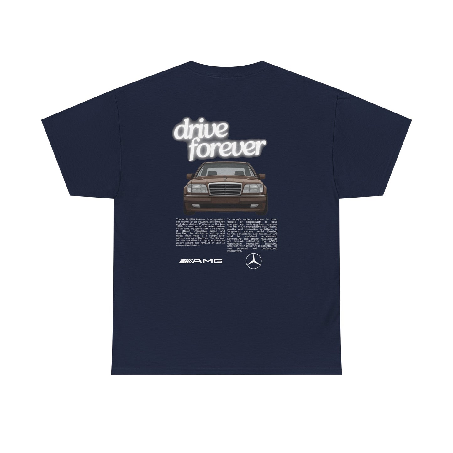 Vintage Retro Unisex Tee - MB W124 Classic