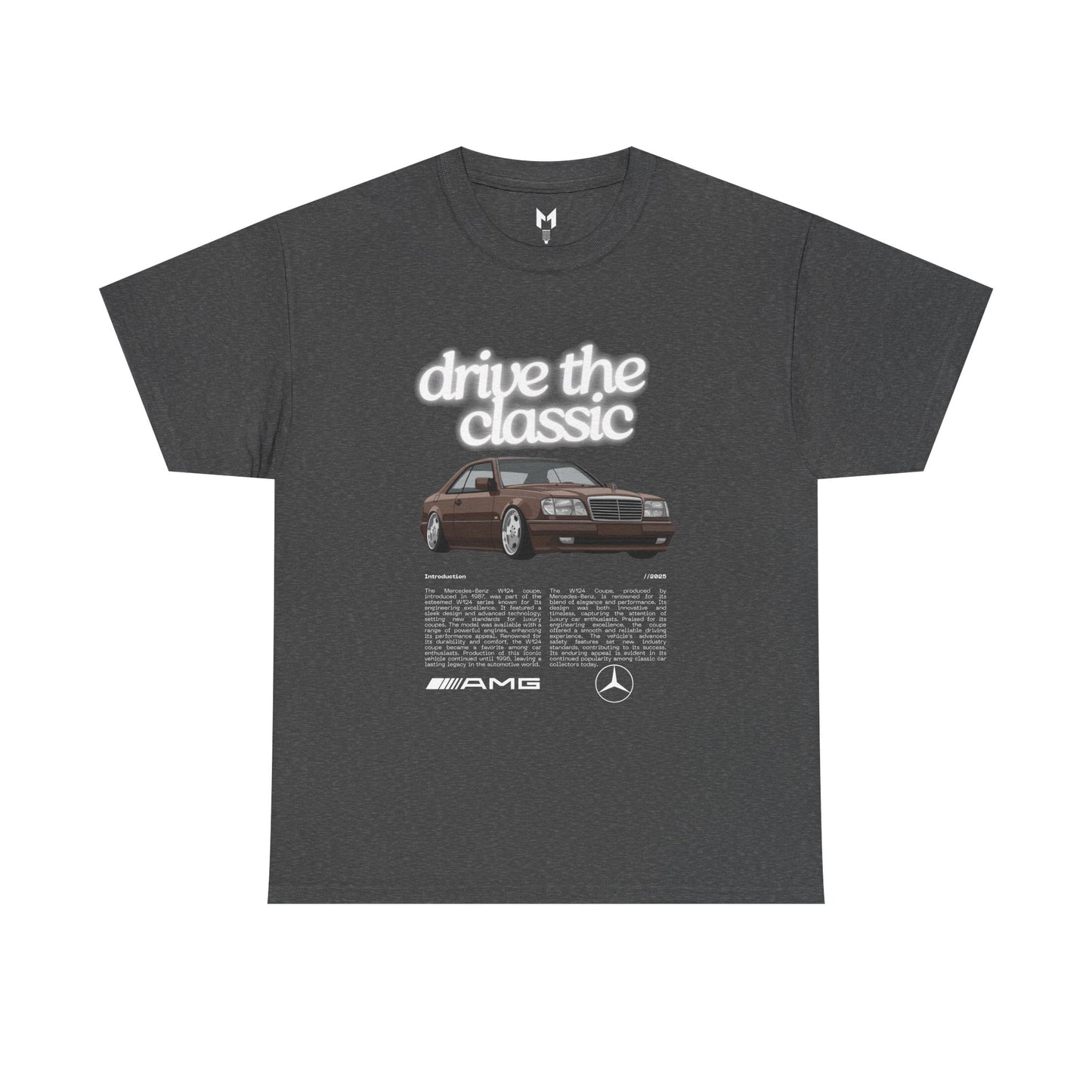 Vintage Retro Unisex Tee - MB W124 Classic