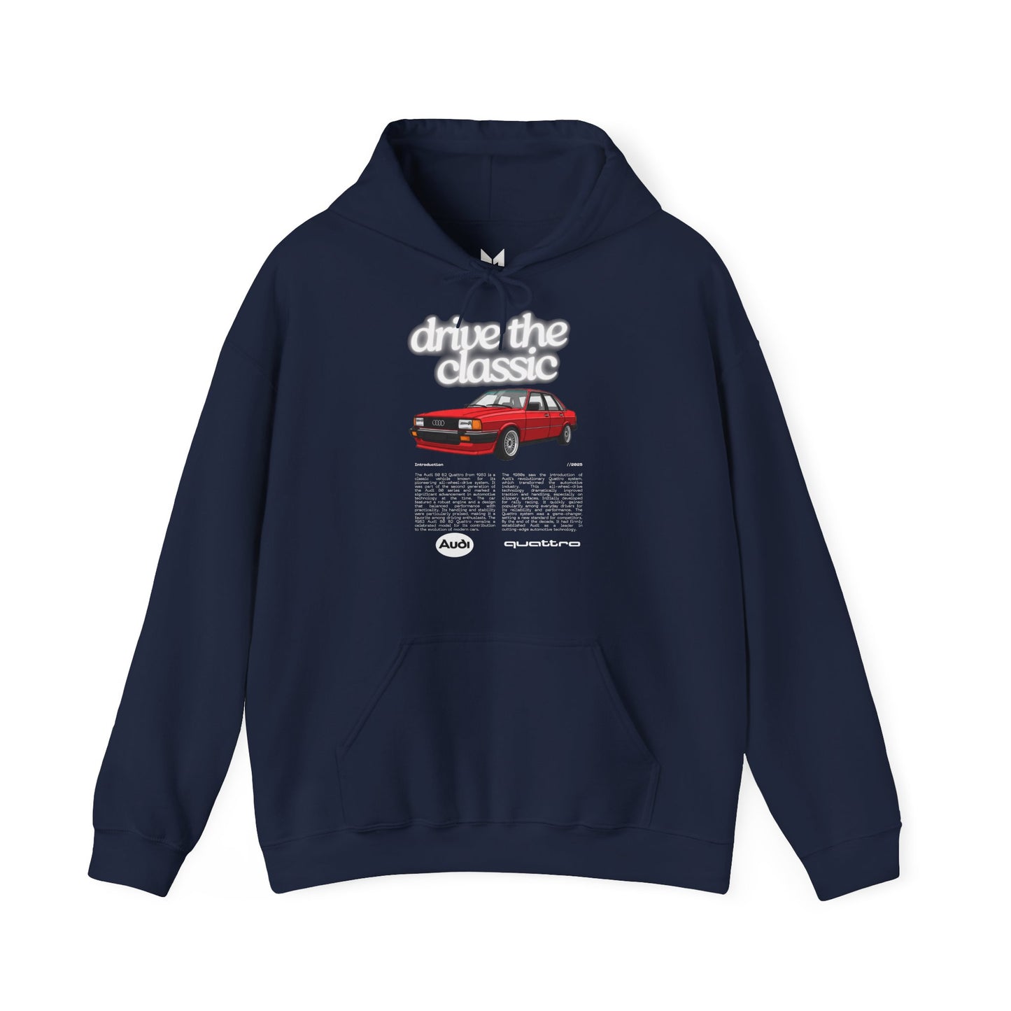 Audi 80 B2 Quattro Hoodie - Unisex Sweatshirt