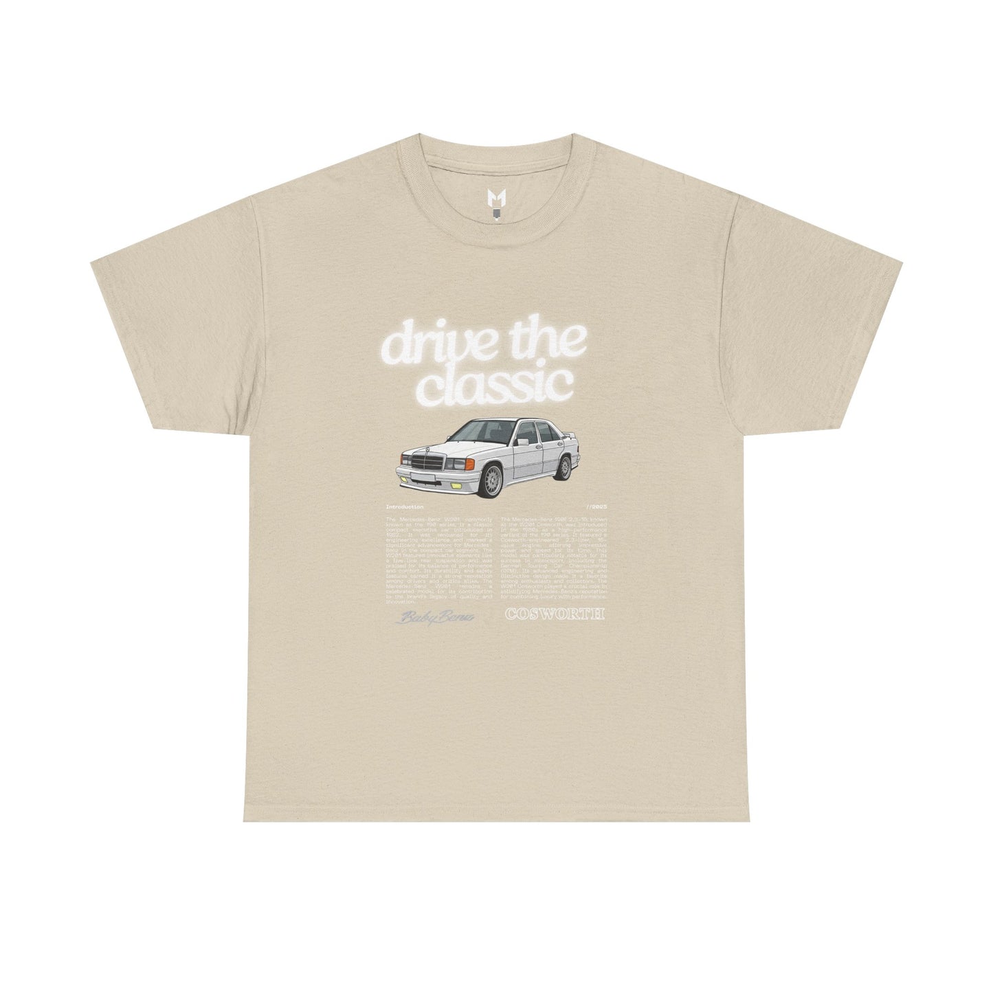 Vintage Retro Unisex Tee - Classic w201 Design