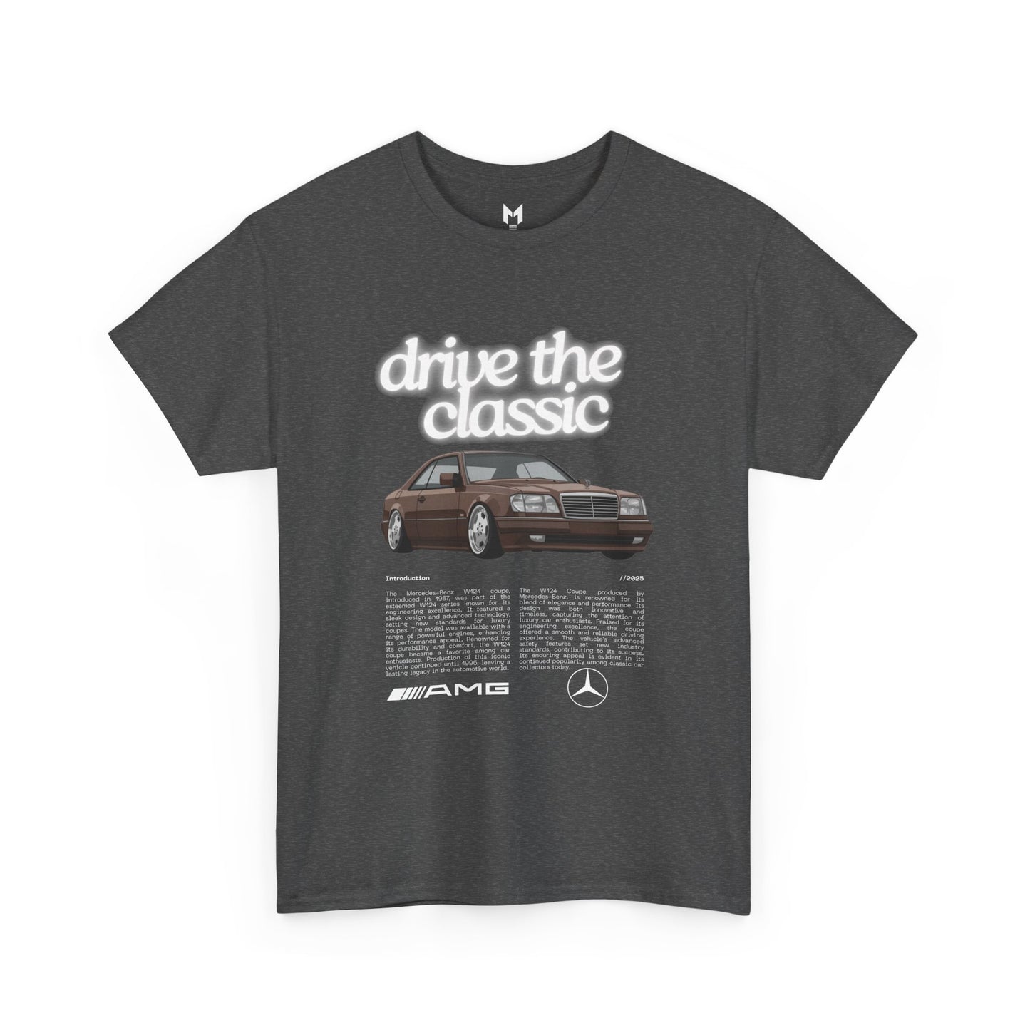 Vintage Retro Unisex Tee - MB W124 Classic