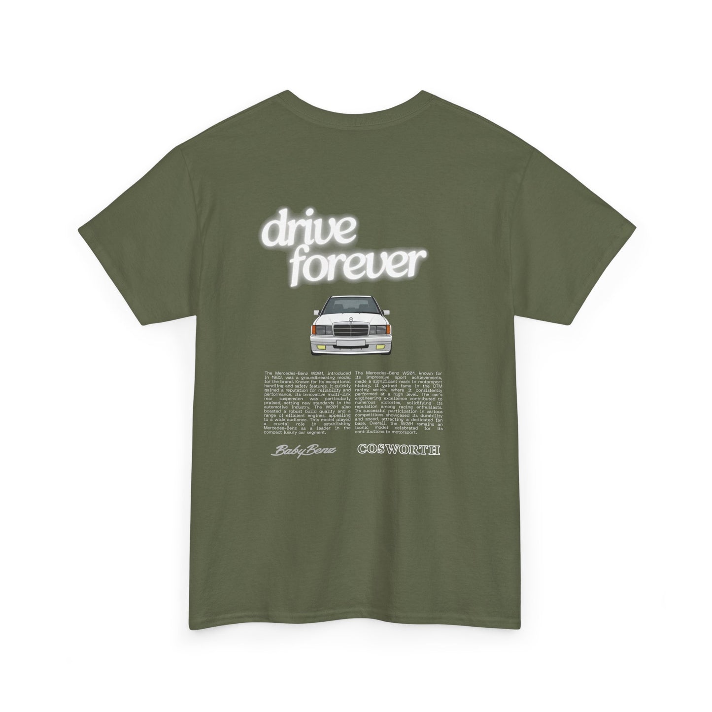 Vintage Retro Unisex Tee - Classic w201 Design