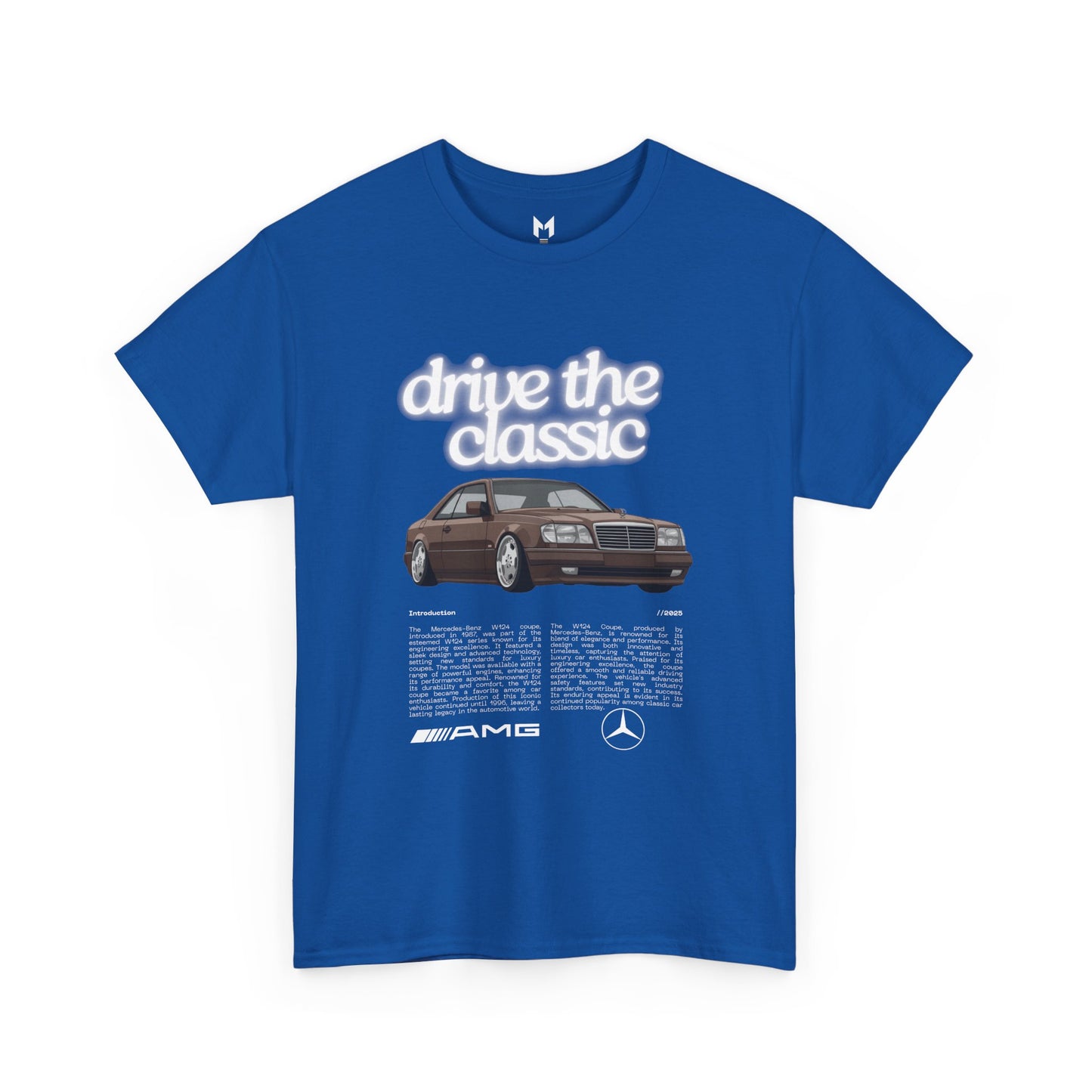 Vintage Retro Unisex Tee - MB W124 Classic