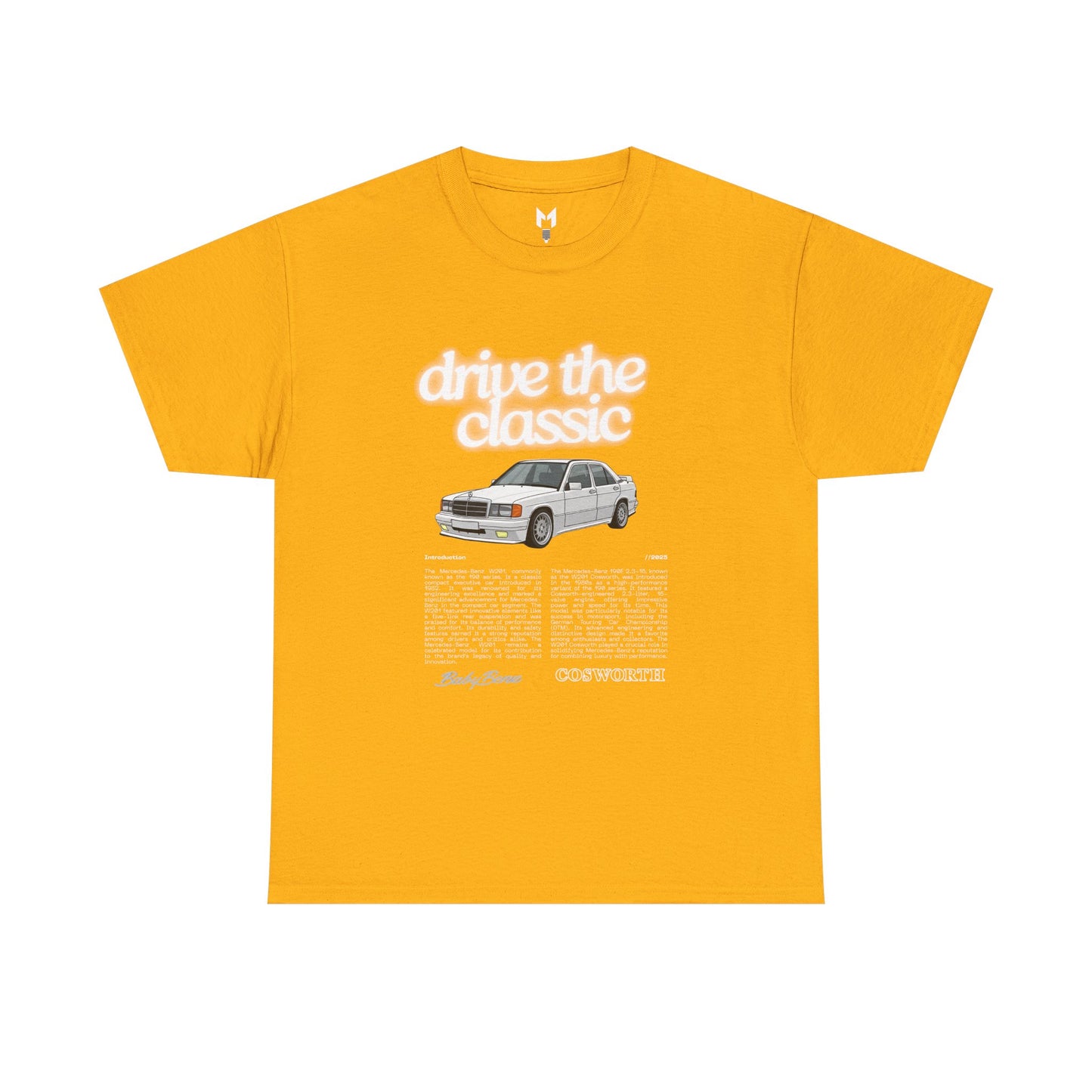 Vintage Retro Unisex Tee - Classic w201 Design