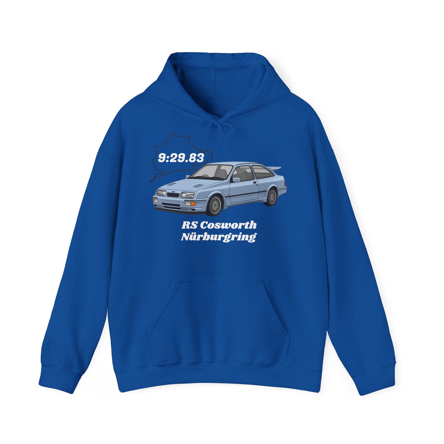 Hooded Sweatshirt - RS Cosworth Track Nurburgring Race