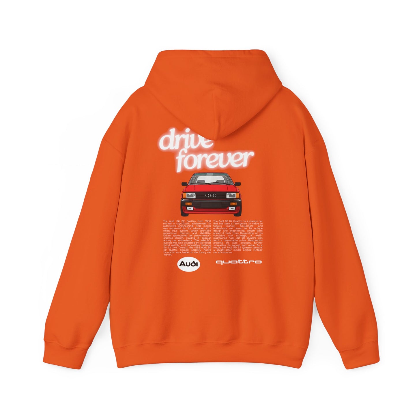 Audi 80 B2 Quattro Hoodie - Unisex Sweatshirt