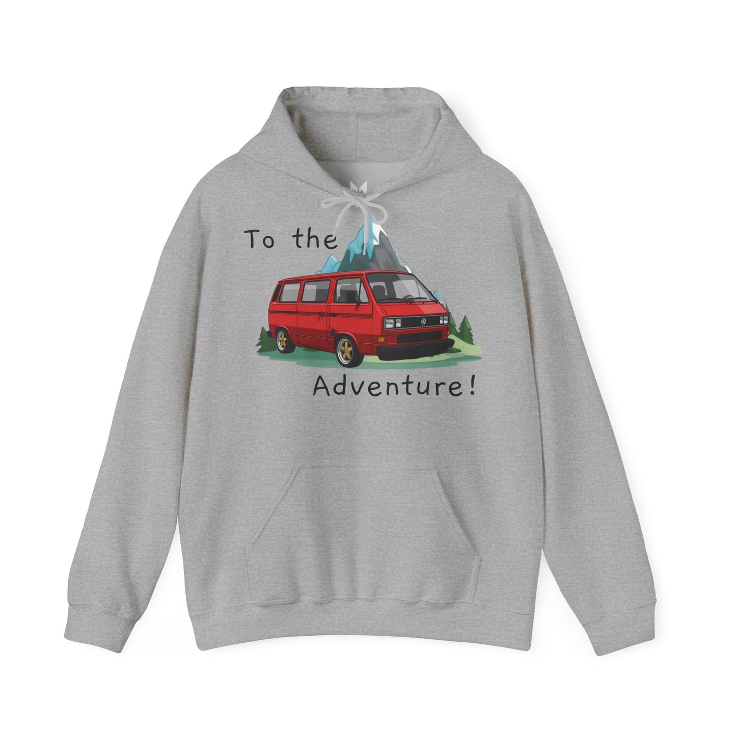 Van Trip Retro Mountain Hooded Sweatshirt