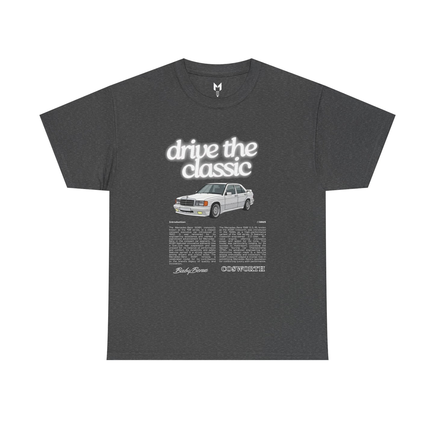 Vintage Retro Unisex Tee - Classic w201 Design