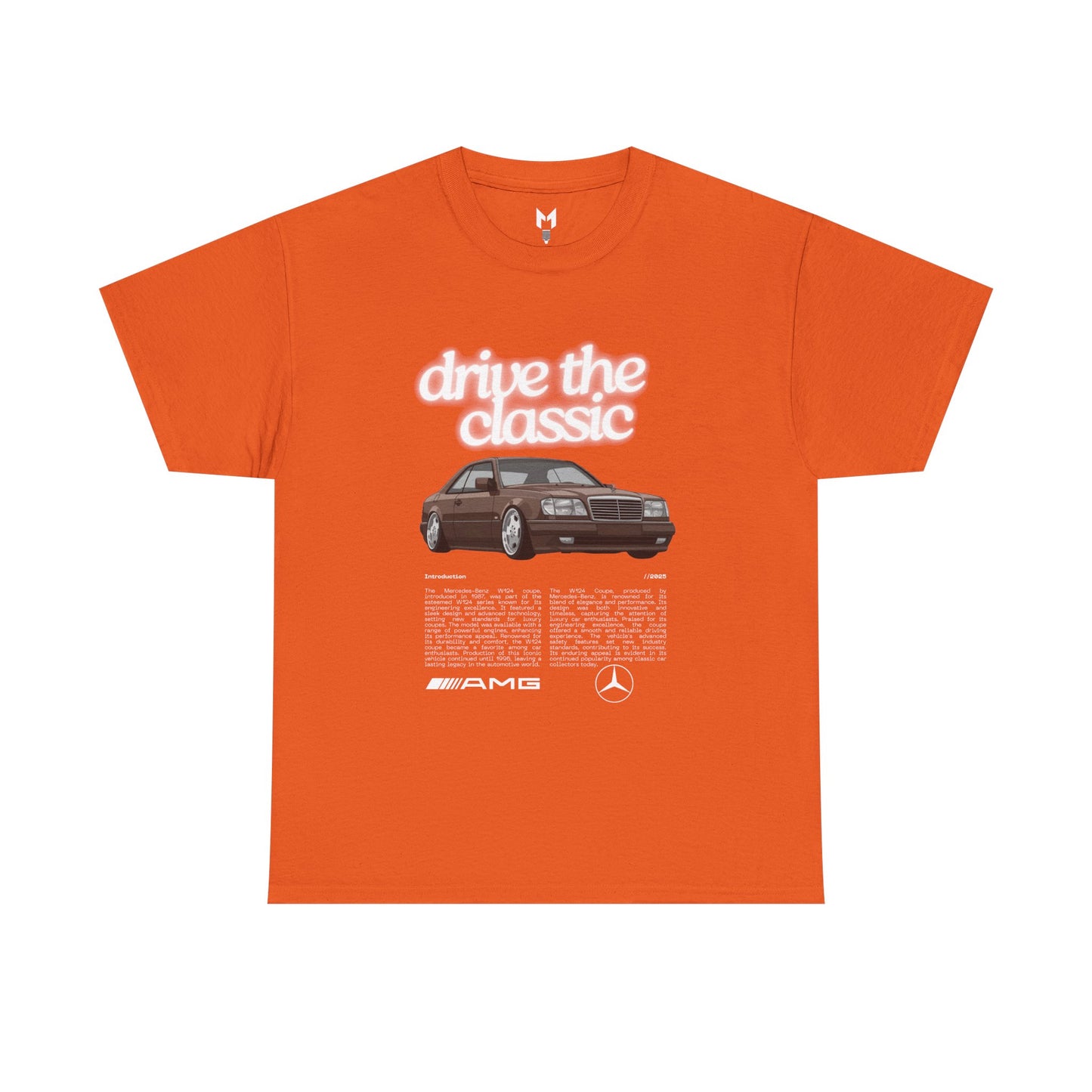 Vintage Retro Unisex Tee - MB W124 Classic