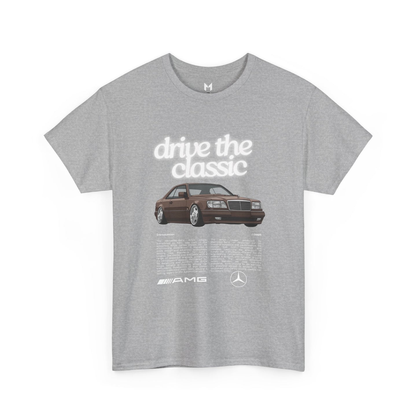 Vintage Retro Unisex Tee - MB W124 Classic