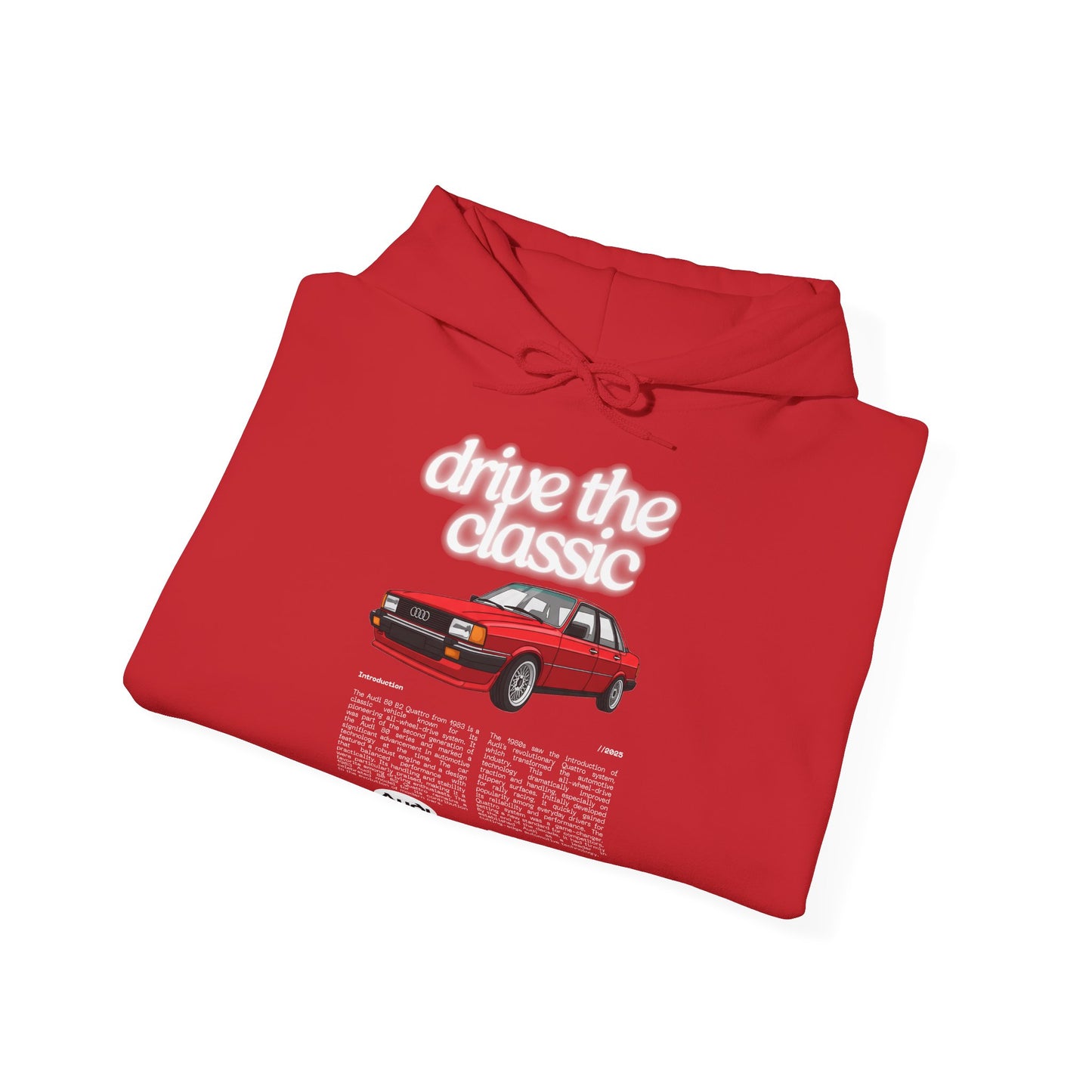 Audi 80 B2 Quattro Hoodie - Unisex Sweatshirt