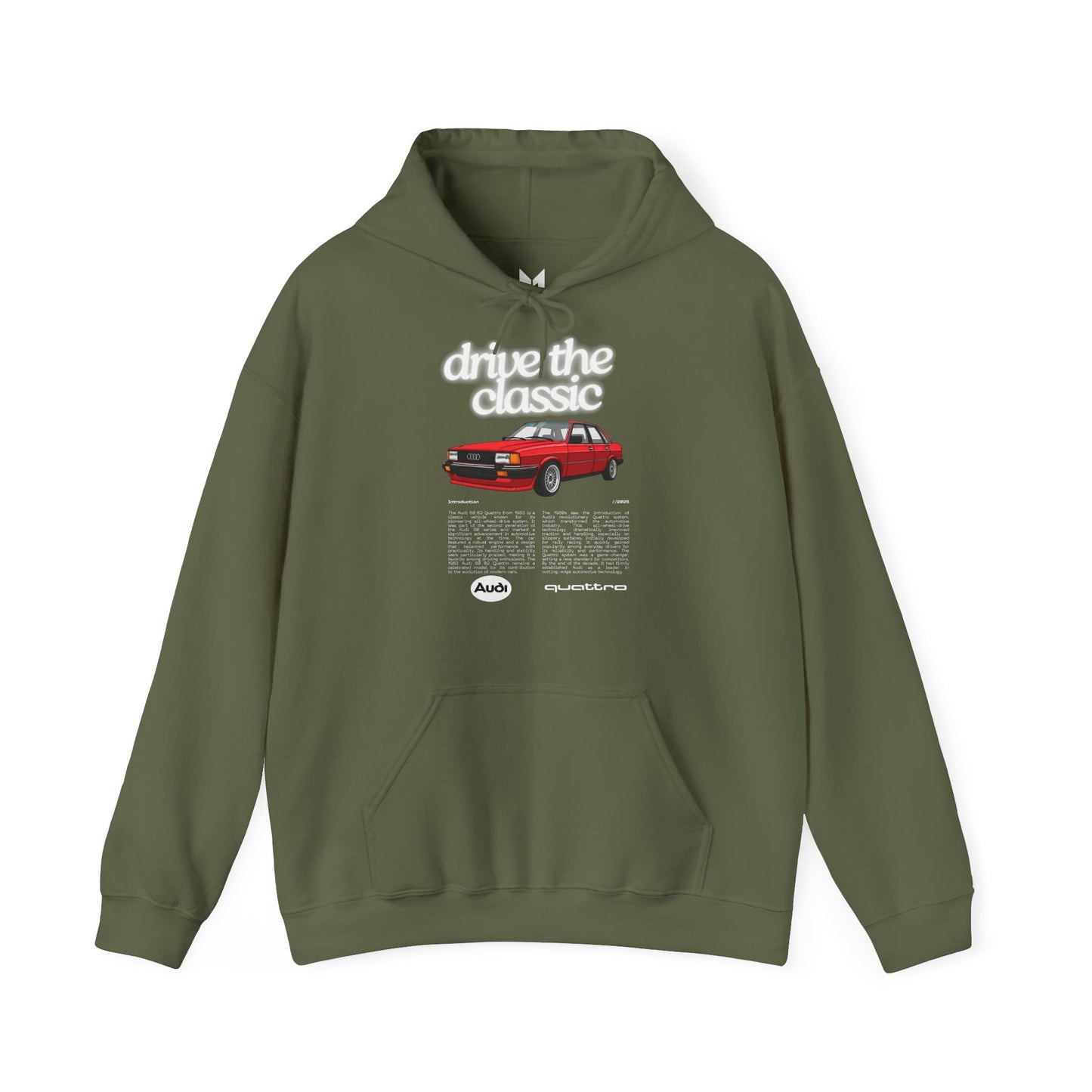 Audi 80 B2 Quattro Hoodie - Unisex Sweatshirt