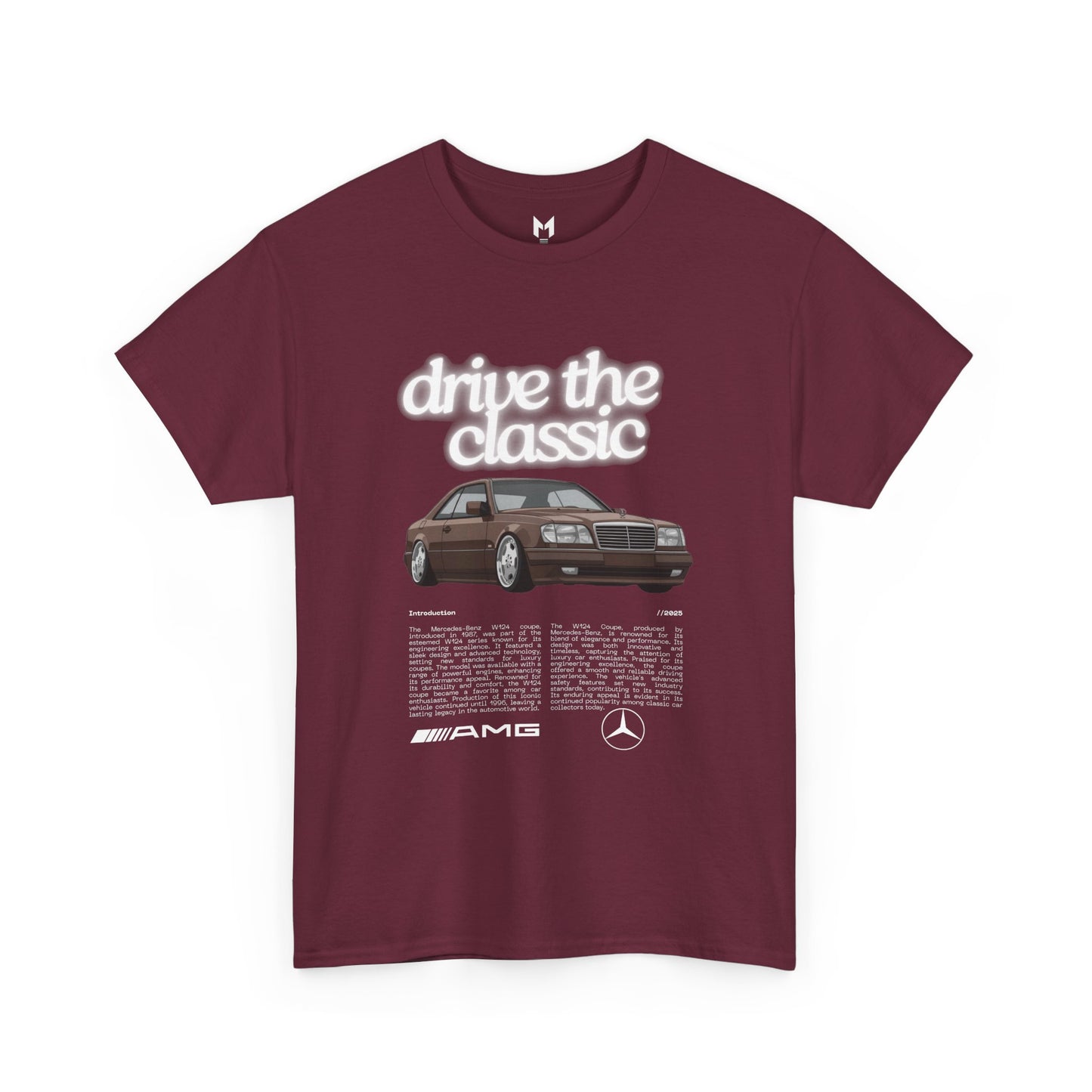 Vintage Retro Unisex Tee - MB W124 Classic