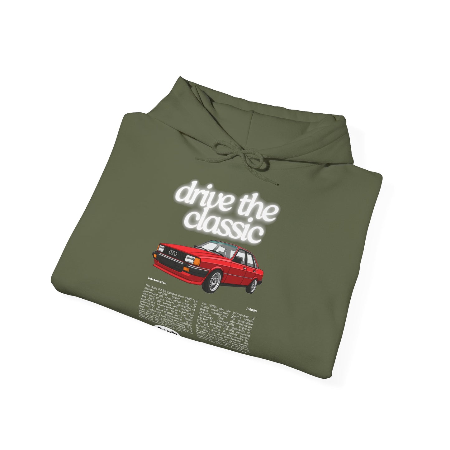 Audi 80 B2 Quattro Hoodie - Unisex Sweatshirt
