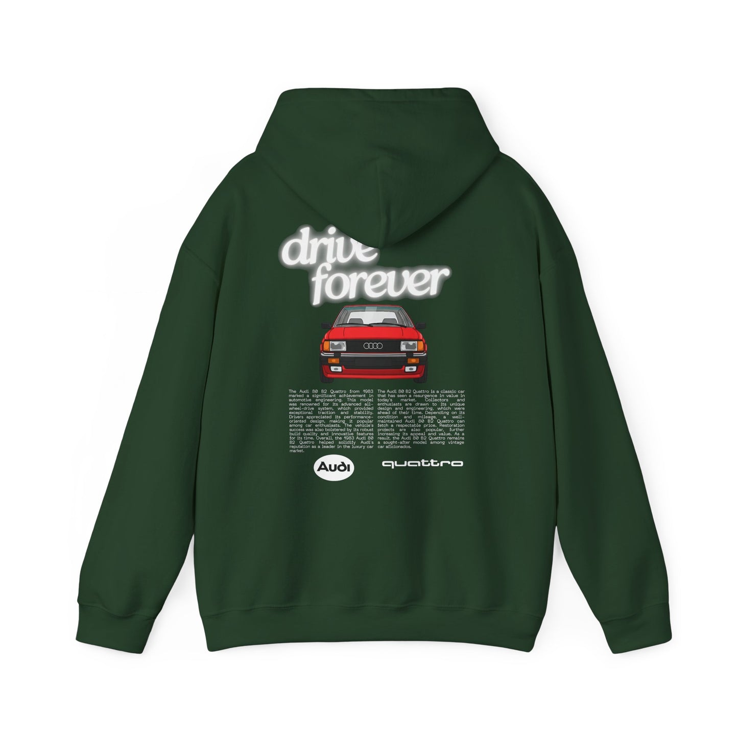 Audi 80 B2 Quattro Hoodie - Unisex Sweatshirt