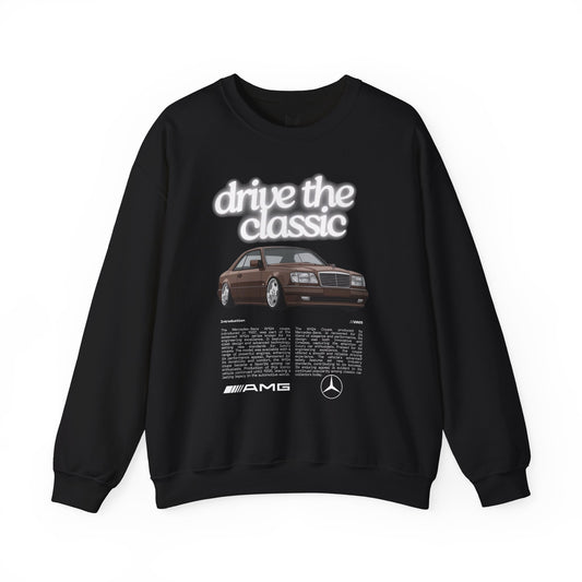 Vintage Classic Car Unisex Sweatshirt - Retro MB W124 Design