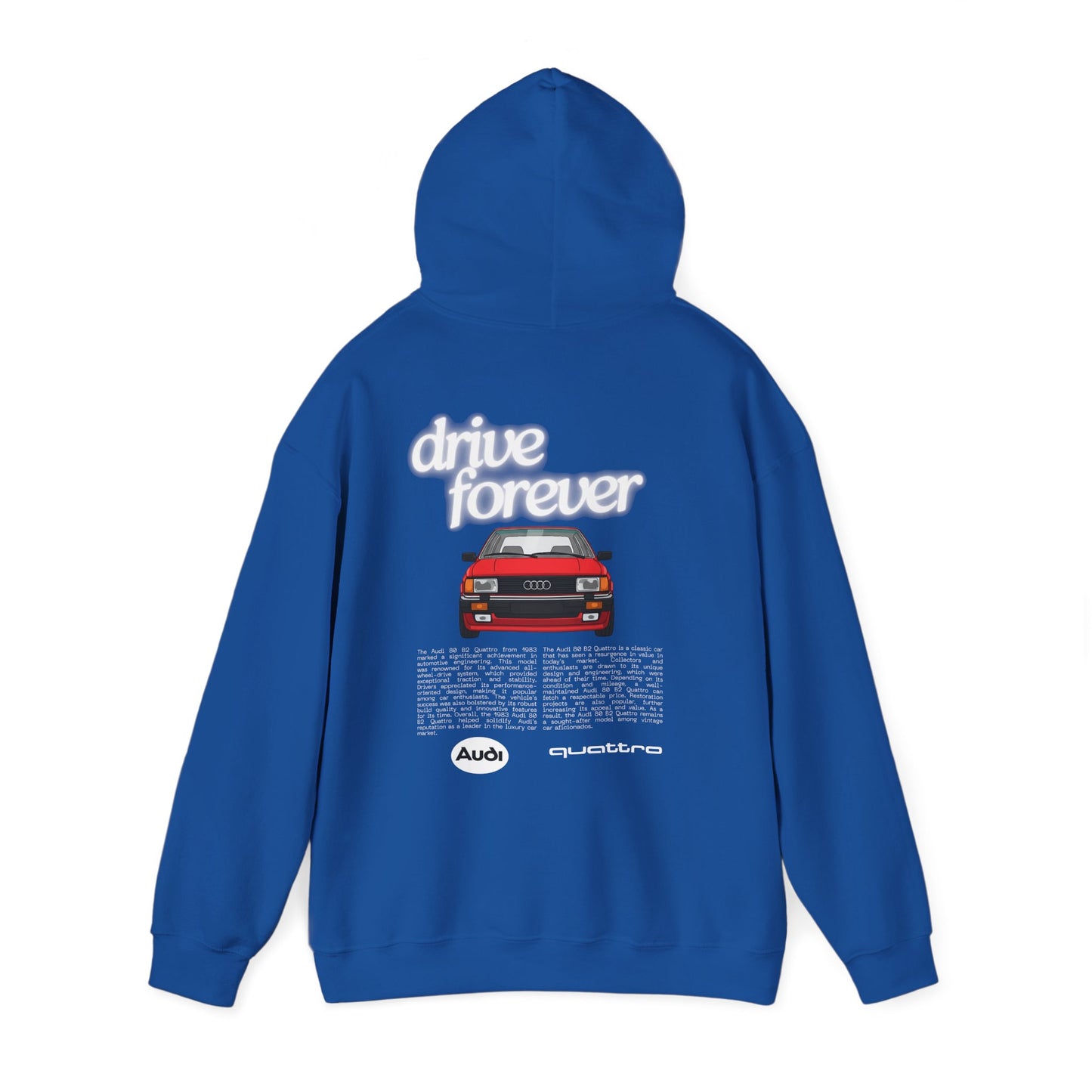Audi 80 B2 Quattro Hoodie - Unisex Sweatshirt