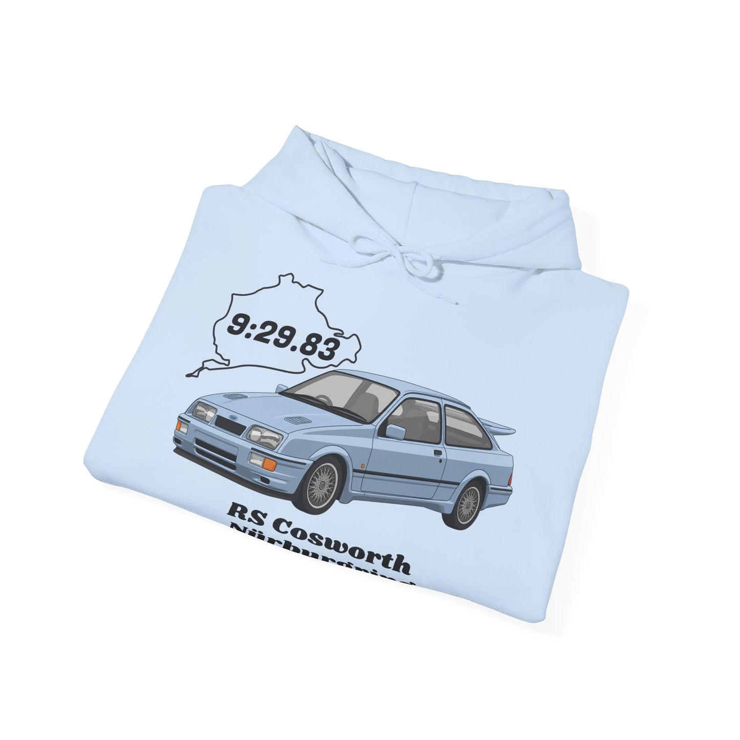 Hooded Sweatshirt - RS Cosworth Track Nurburgring Race