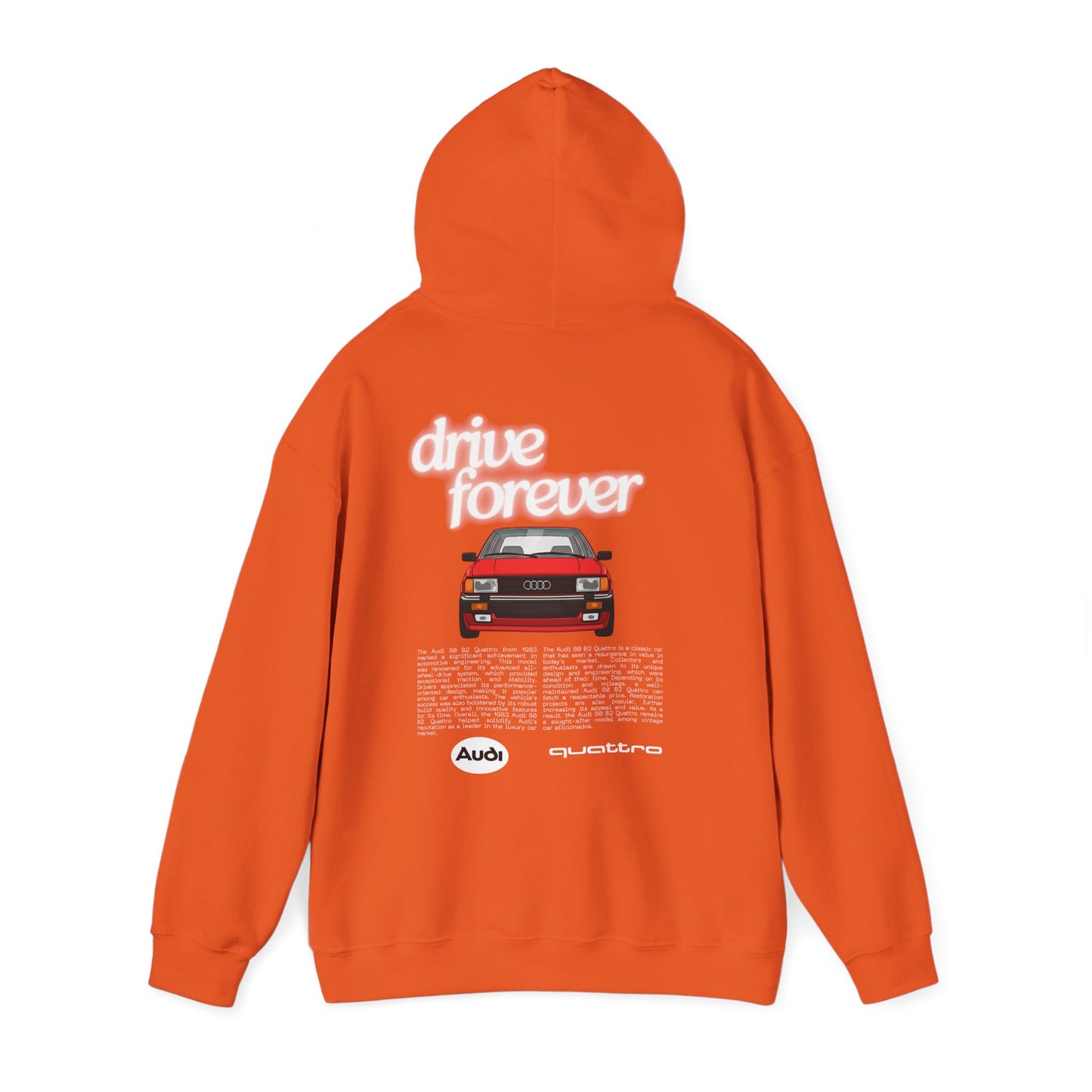 Audi 80 B2 Quattro Hoodie - Unisex Sweatshirt