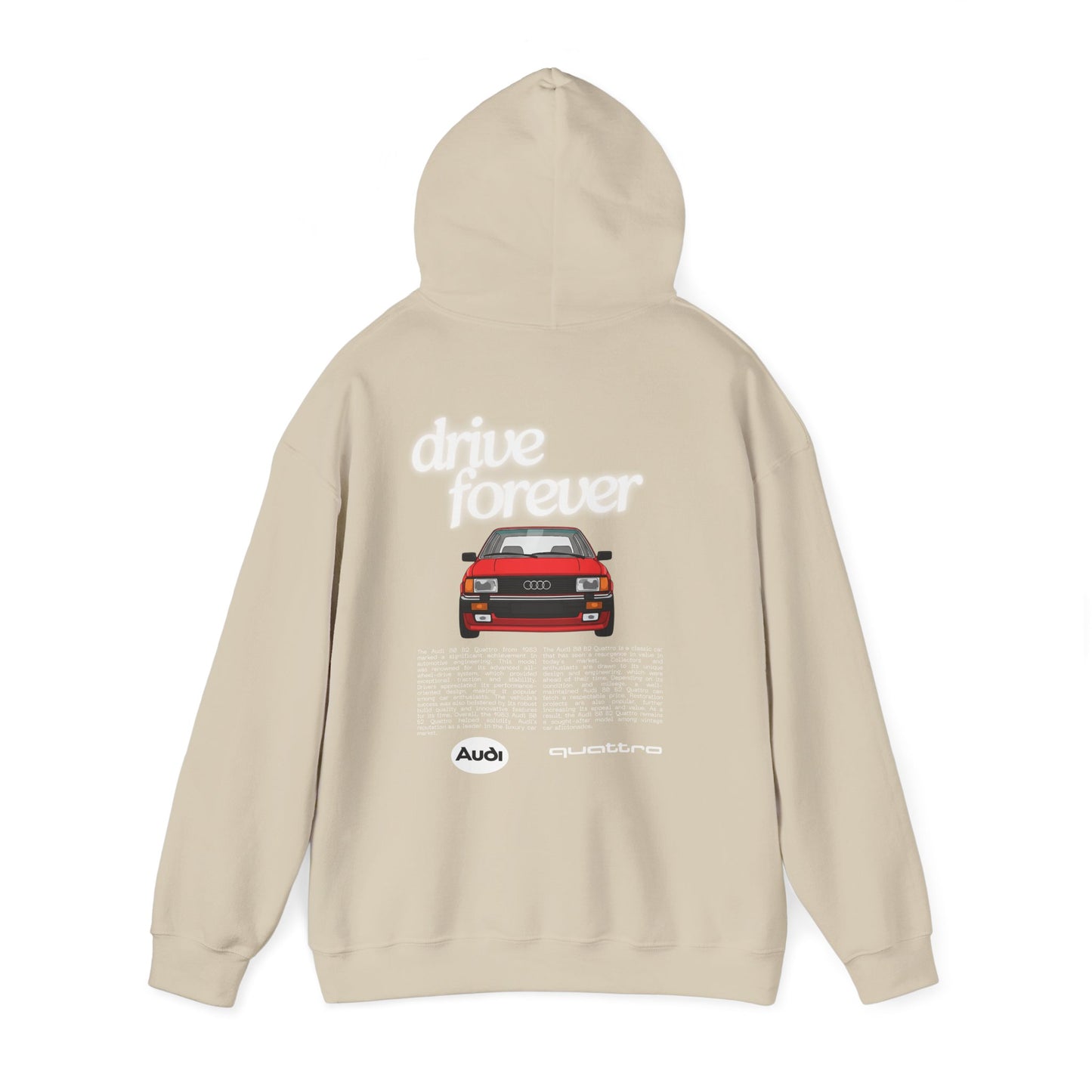 Audi 80 B2 Quattro Hoodie - Unisex Sweatshirt