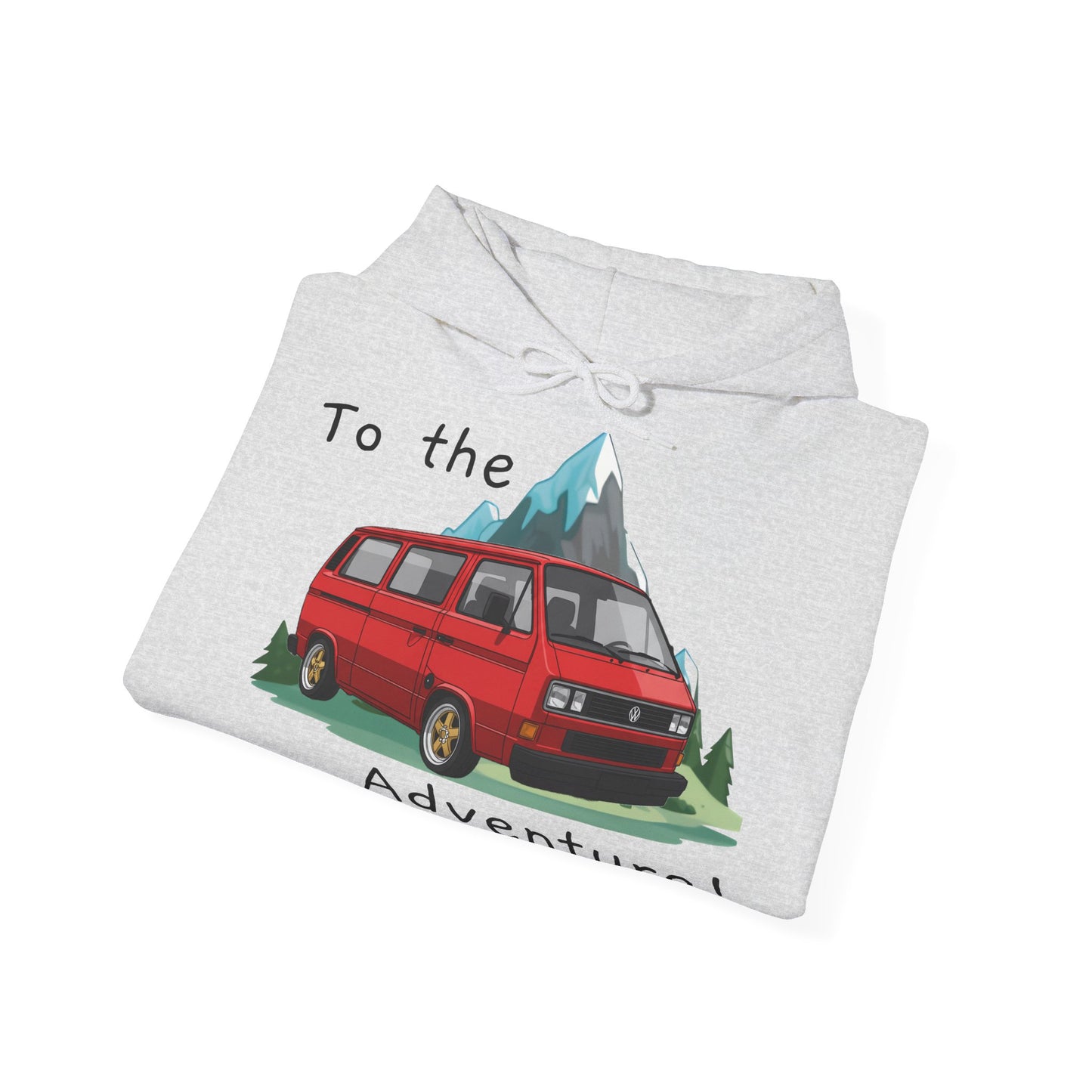 Van Trip Retro Mountain Hooded Sweatshirt