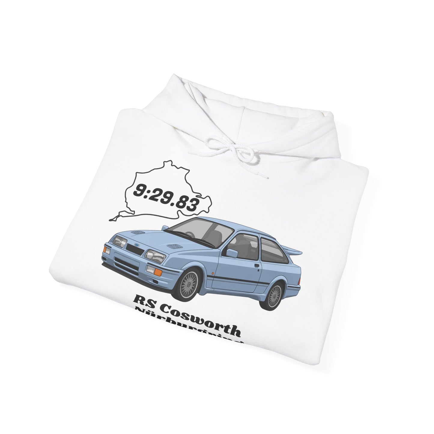 Hooded Sweatshirt - RS Cosworth Track Nurburgring Race
