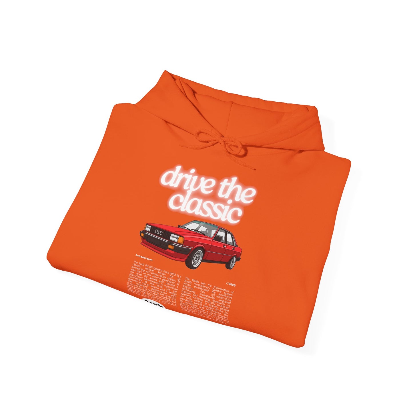 Audi 80 B2 Quattro Hoodie - Unisex Sweatshirt