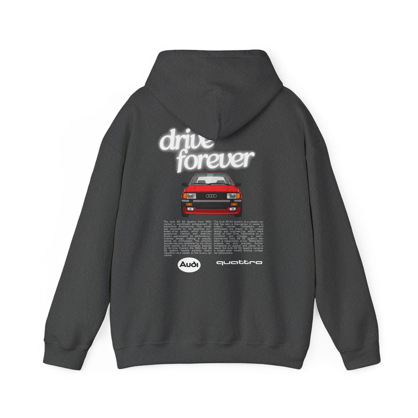 Audi 80 B2 Quattro Hoodie - Unisex Sweatshirt