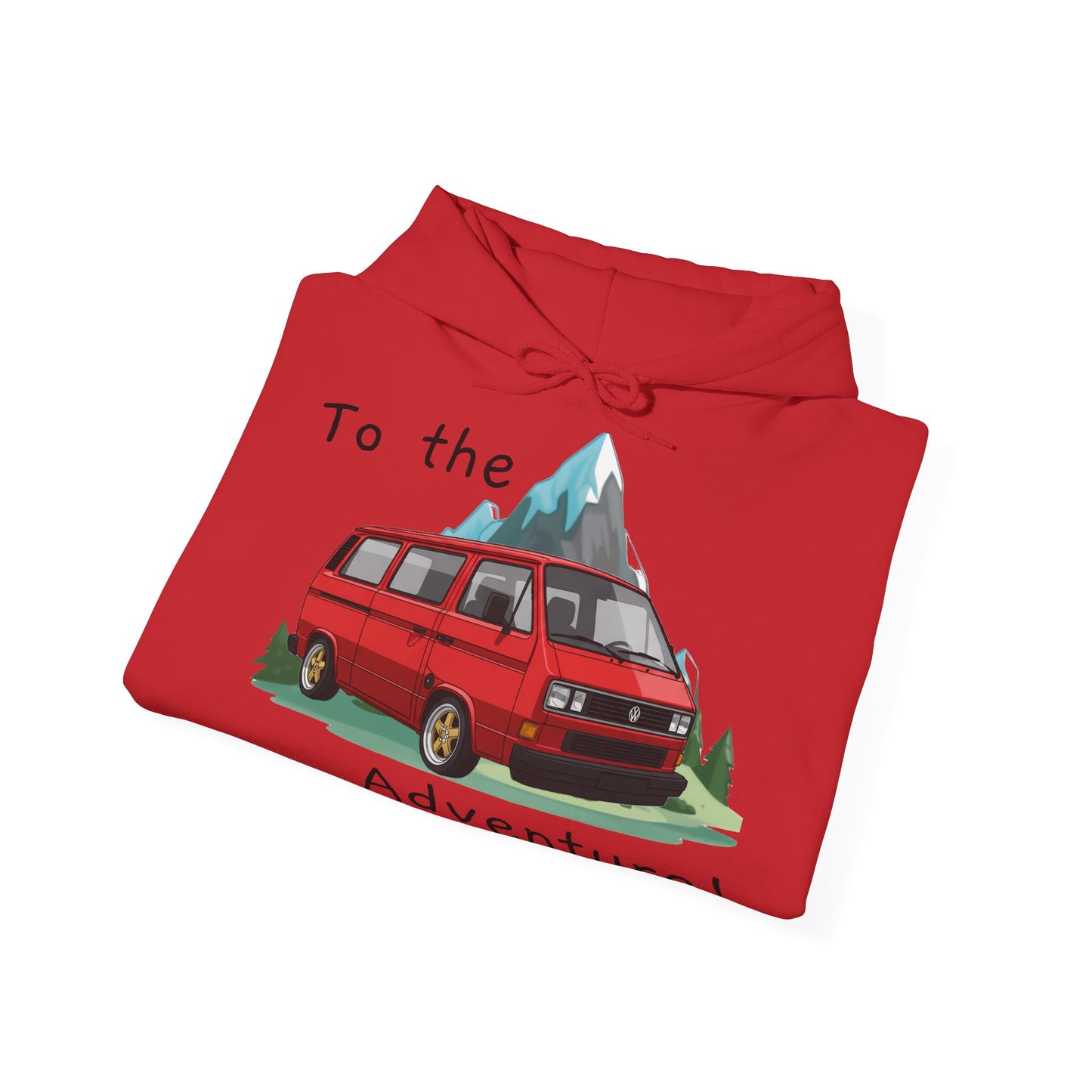 Van Trip Retro Mountain Hooded Sweatshirt