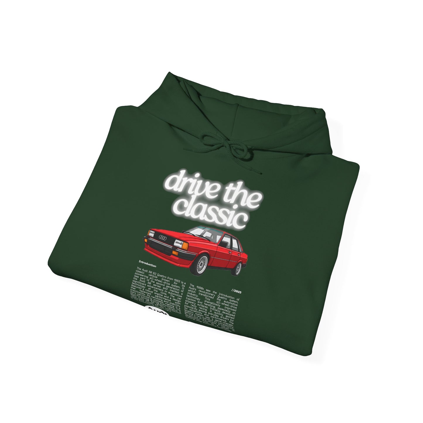Audi 80 B2 Quattro Hoodie - Unisex Sweatshirt