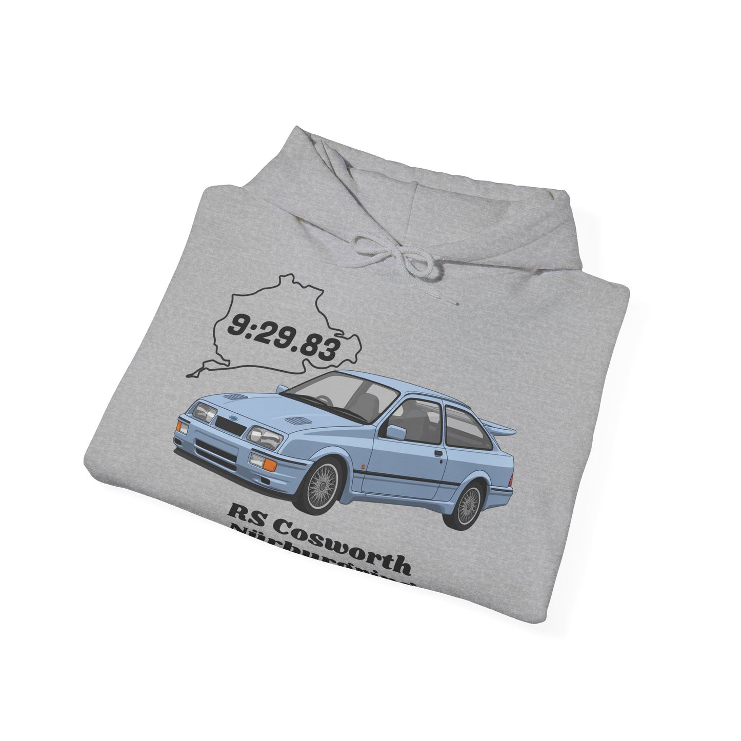 Hooded Sweatshirt - RS Cosworth Track Nurburgring Race
