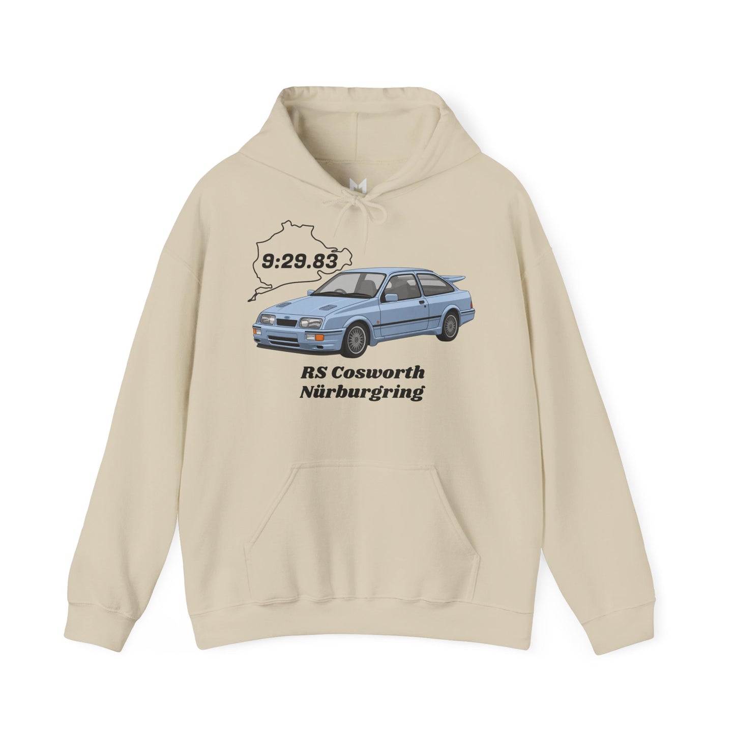 Hooded Sweatshirt - RS Cosworth Track Nurburgring Race