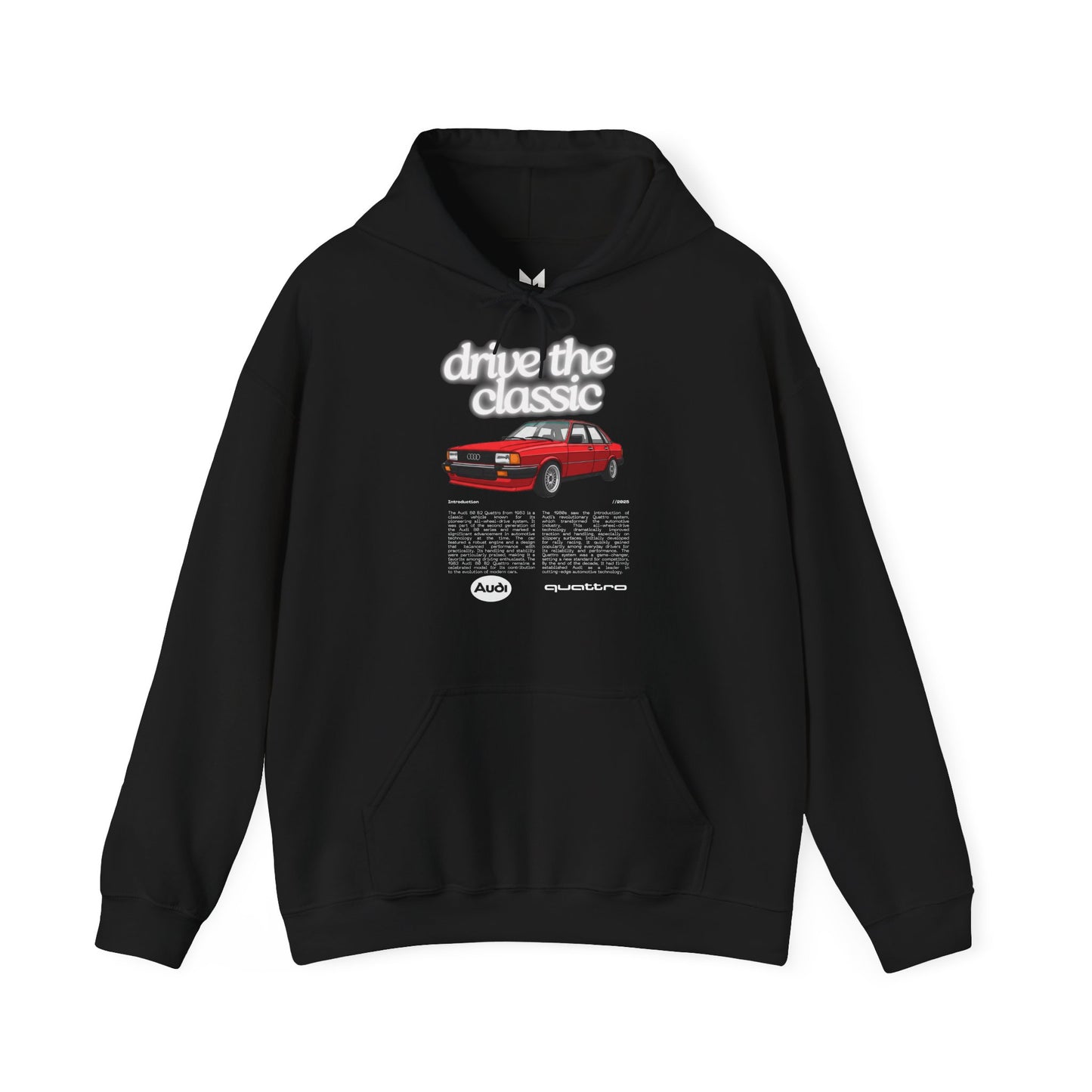Audi 80 B2 Quattro Hoodie - Unisex Sweatshirt