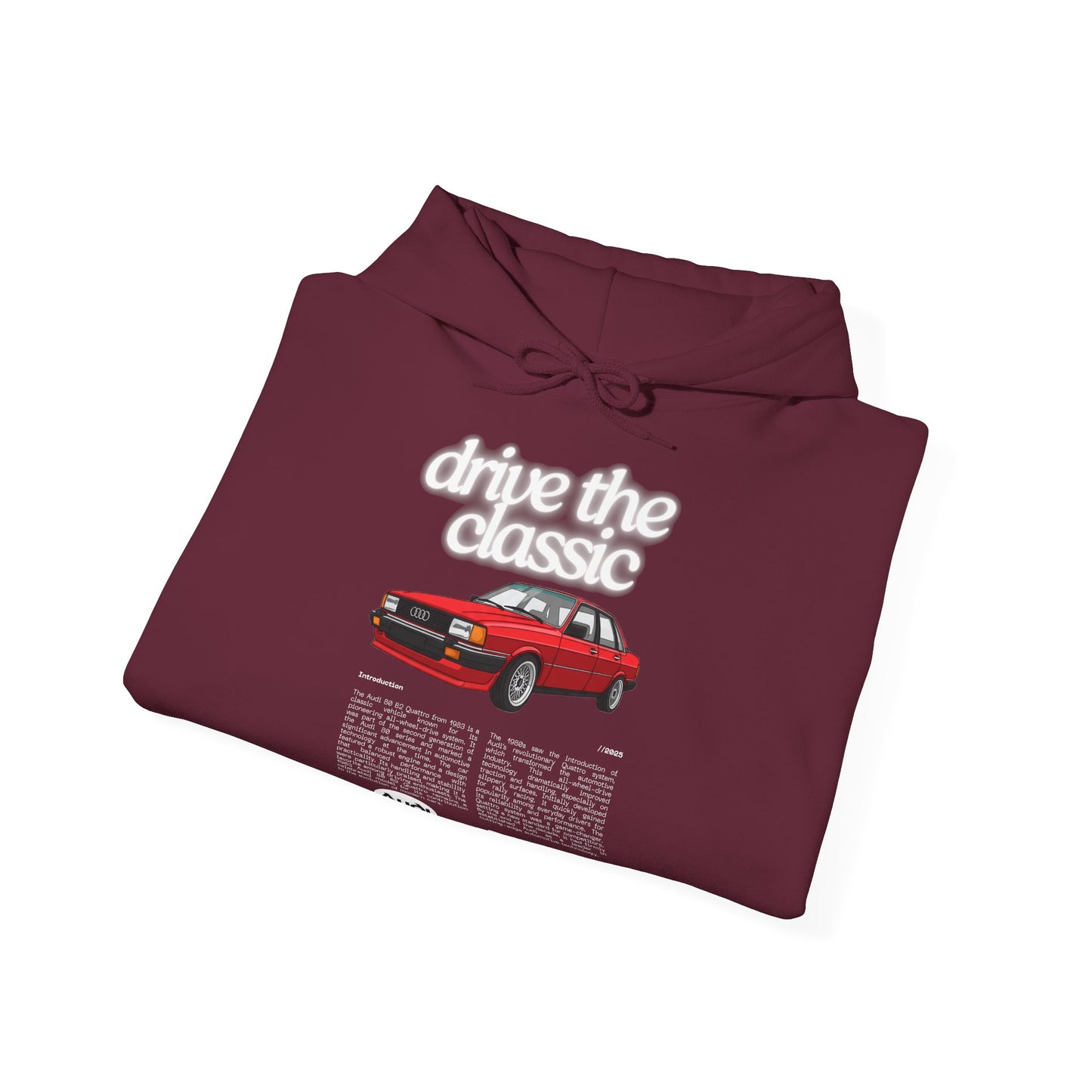 Audi 80 B2 Quattro Hoodie - Unisex Sweatshirt